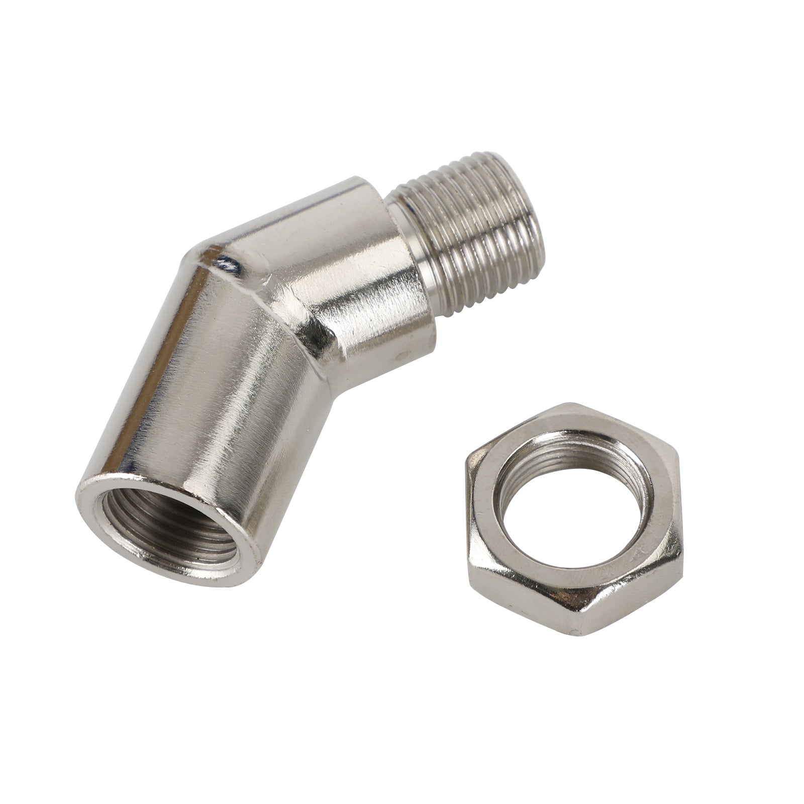 Convertisseur catalytique 135 degrés CEL, adaptateur d'extension de capteur d'oxygène, entretoise M18 X 1.5 générique