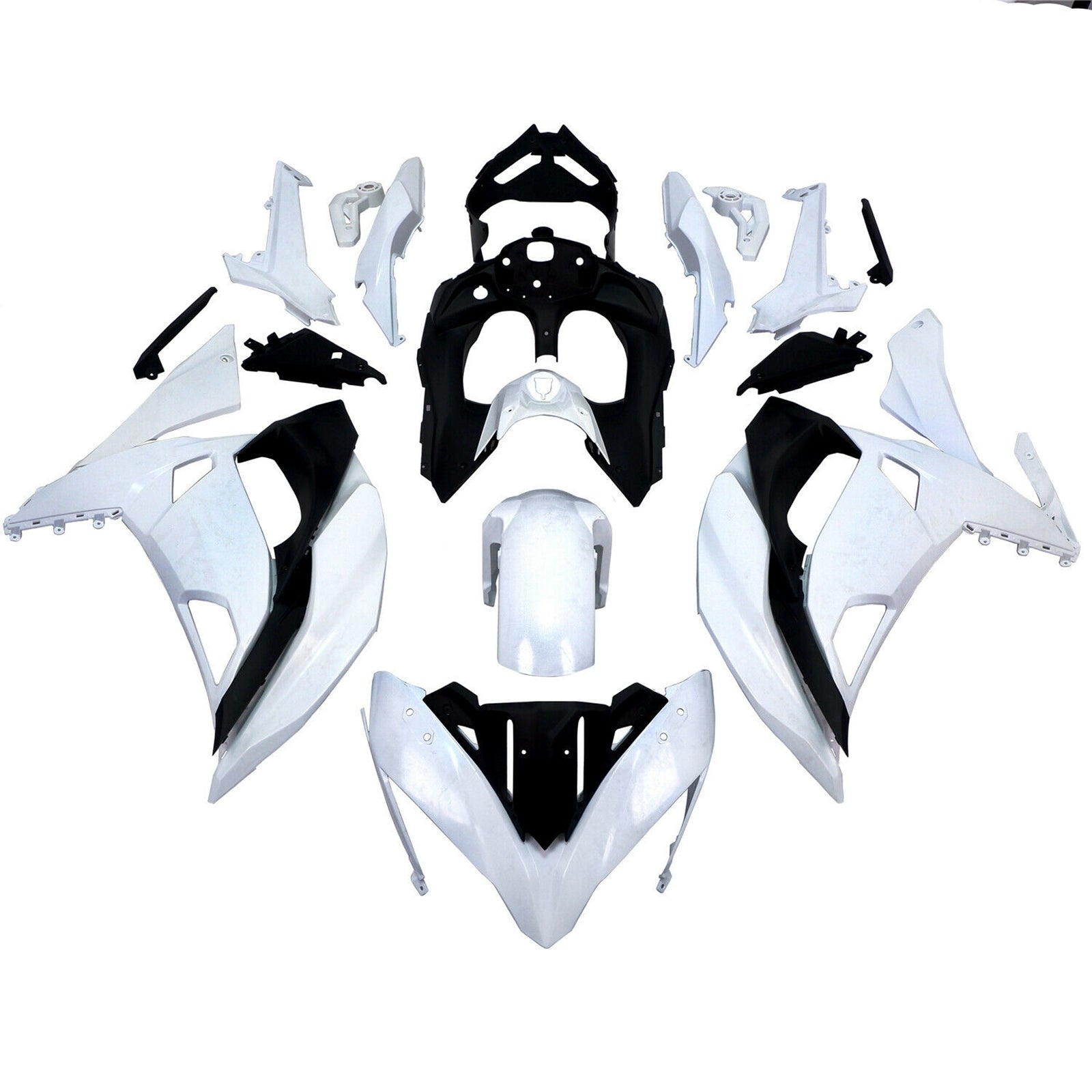 Kawasaki er6f/ninja650 2017-2019 fairing injektion omålad