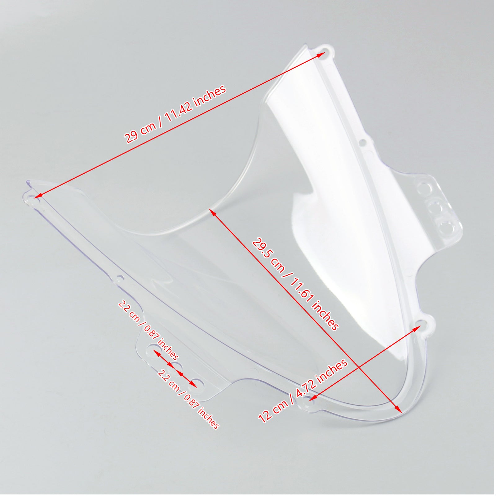 2005-2006 Suzuki GSXR 1000 K5 Bubble à double bulle du pare-brise