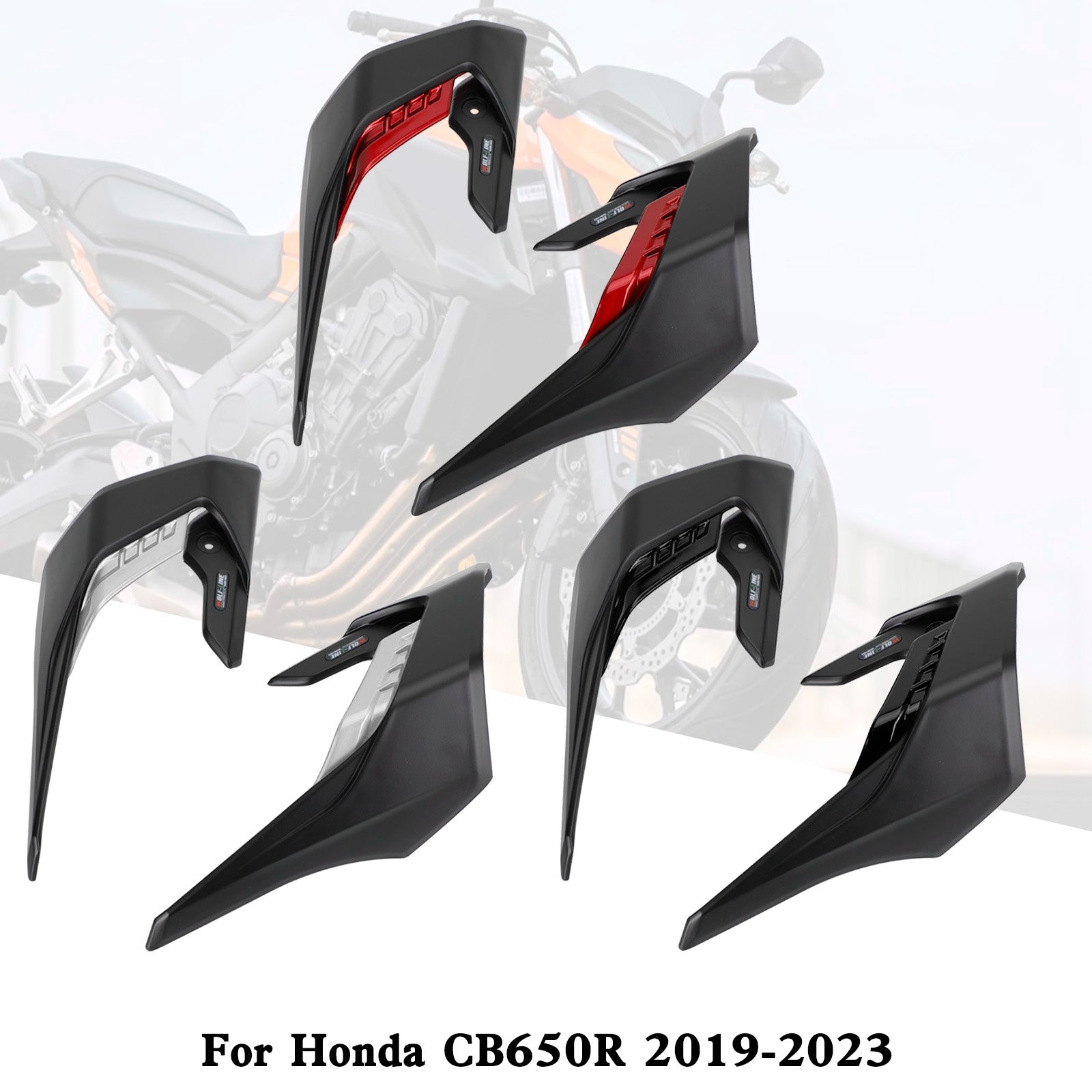 2019-2023 Honda CB650R Sidespoilere Aerodynamic Wing Deflector Fairing