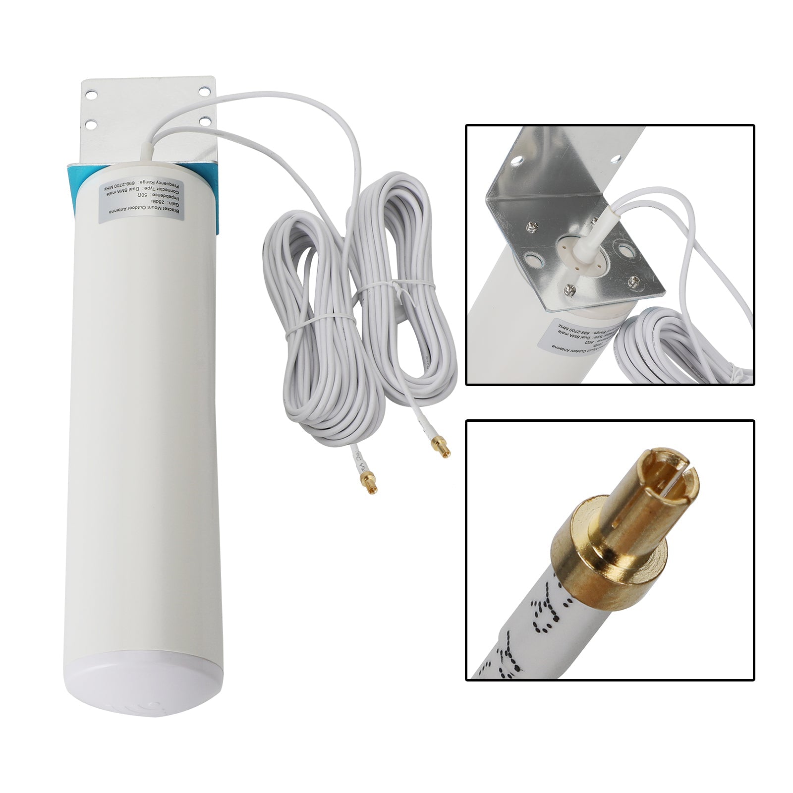 Antena externa 28DBi 3G 4G SMA/TS-9 para enrutador celular LTE MOFI 4500