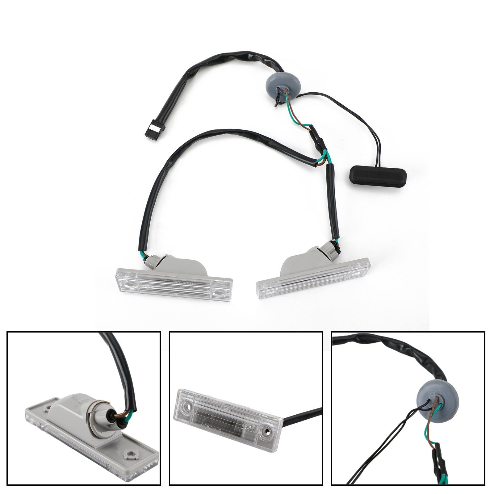 Lampe de plaque d'immatriculation de commutateur de déverrouillage de coffre arrière pour Chevy Cruze Orlando 2011-2014 avec lumière générique