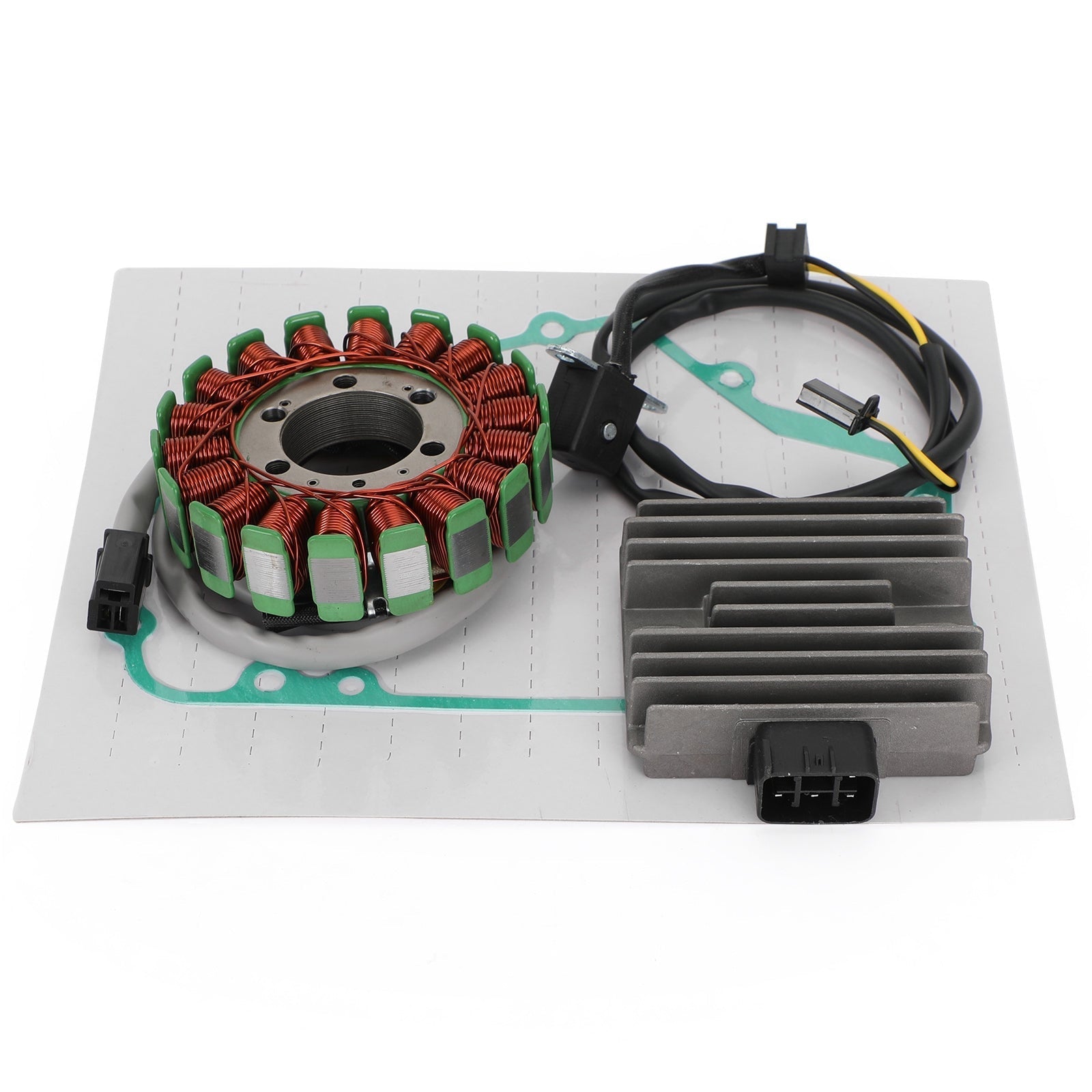 Regulador Magneto Stator Bobina Junta do Kit para Kawasaki Ex 250 R Ninja 08 - 10 Genérico