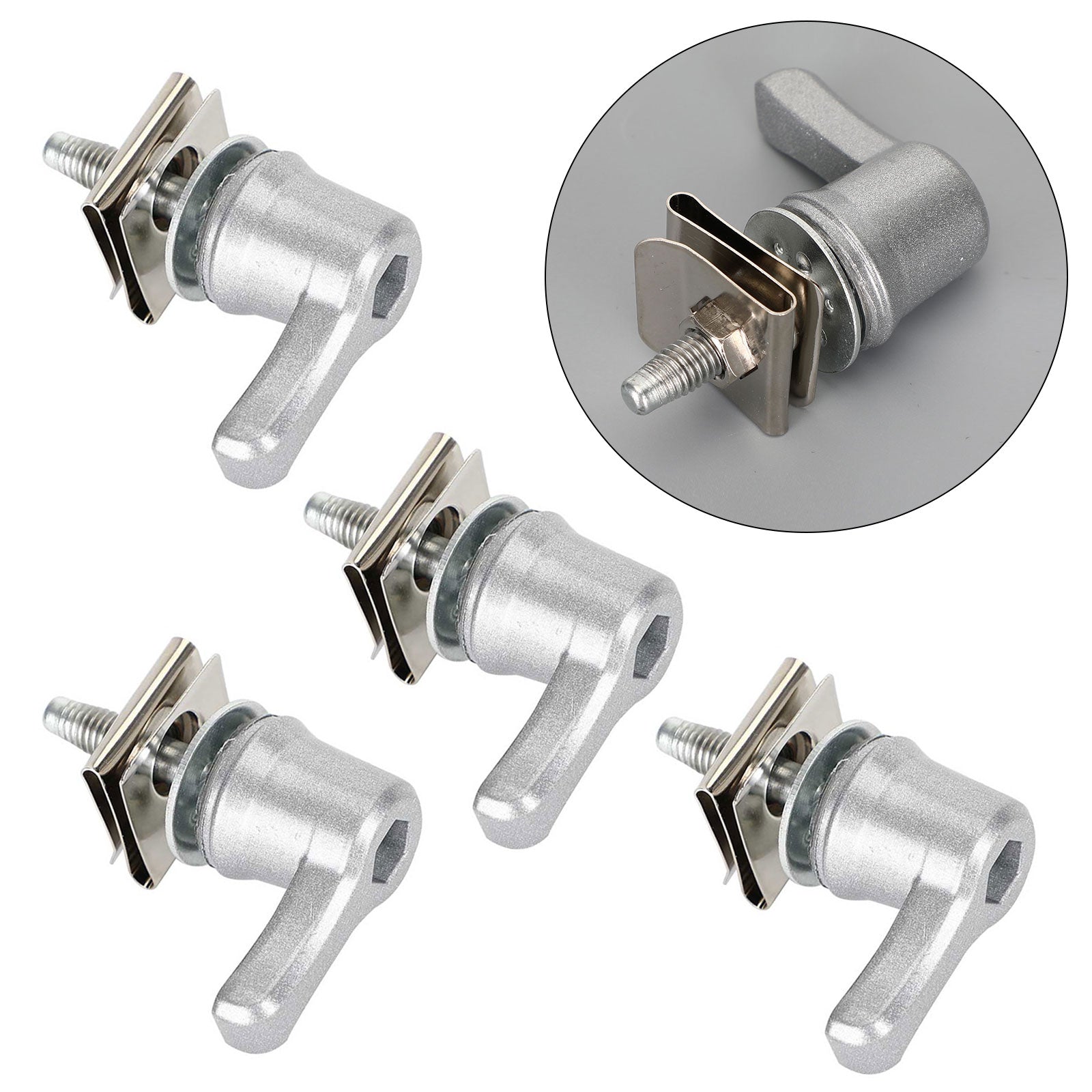4x Saddlebag Lever Lock Bolts écrous
