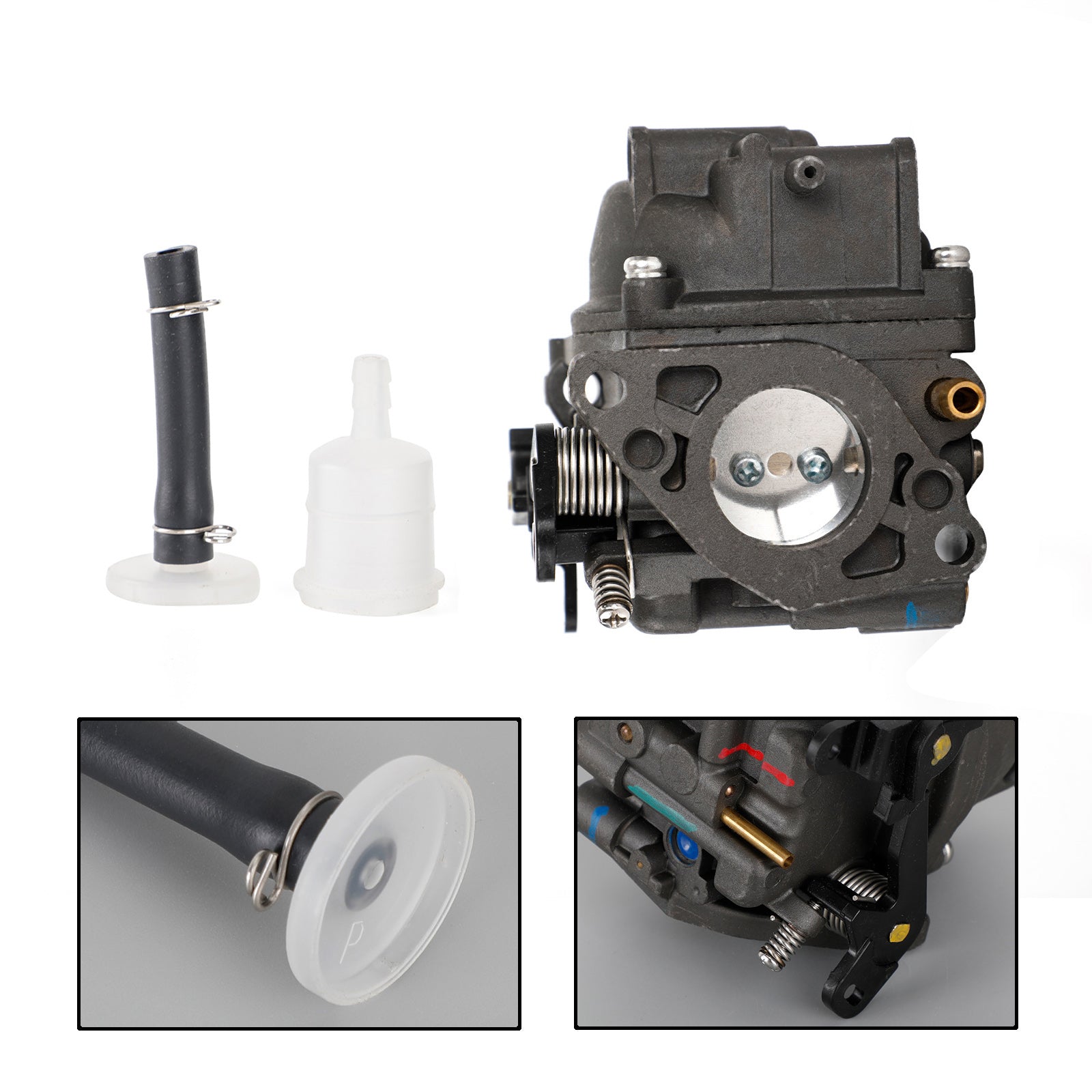 Buitenboordmotor Carburateur Carb geschikt voor 16100?ZV4?D22 BF15A1 BF15A2 BF15AH BF15AK Generiek