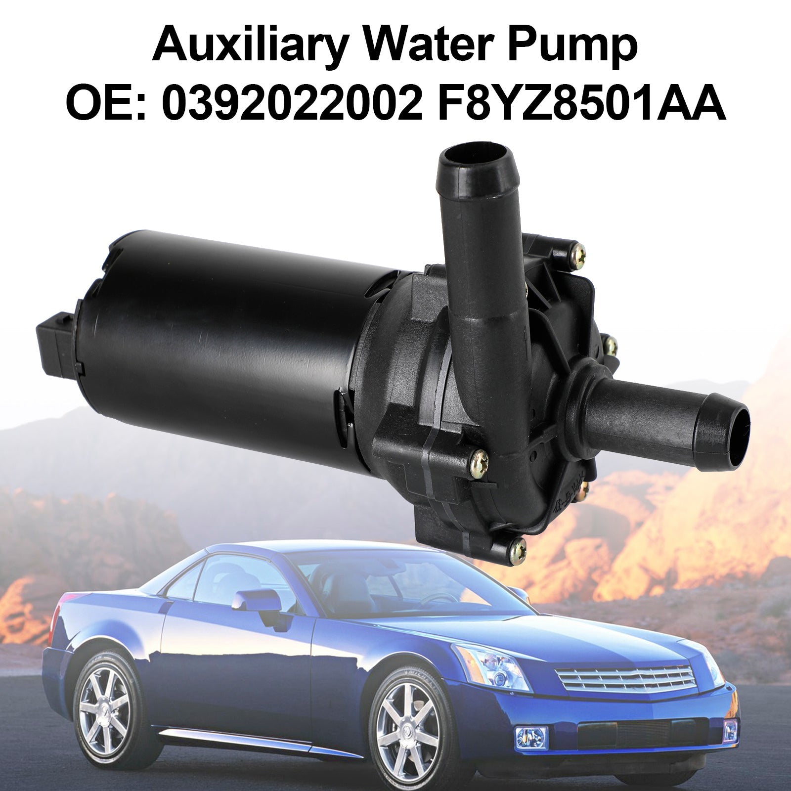 2004-2006 GMC SIERRA 1500 0392022002 F8YZ8501AA 11229010101 MOTOR Electric Auxiliary Water Pump
