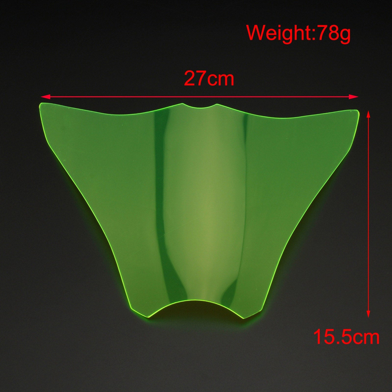 Protector de lente de faro delantero, lente de lámpara apta para Honda Cb1000R 08-17, humo genérico