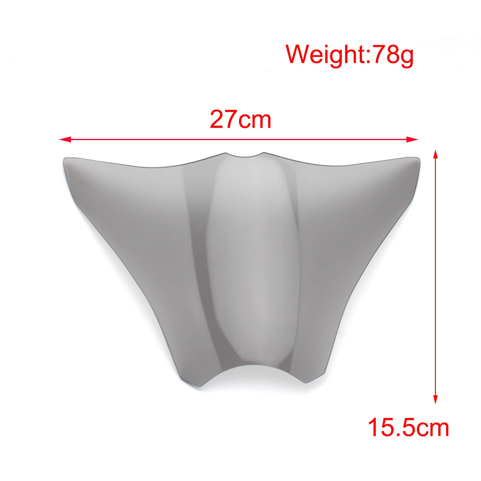 Protector de lente de faro delantero, lente de lámpara apta para Honda Cb1000R 08-17, humo genérico