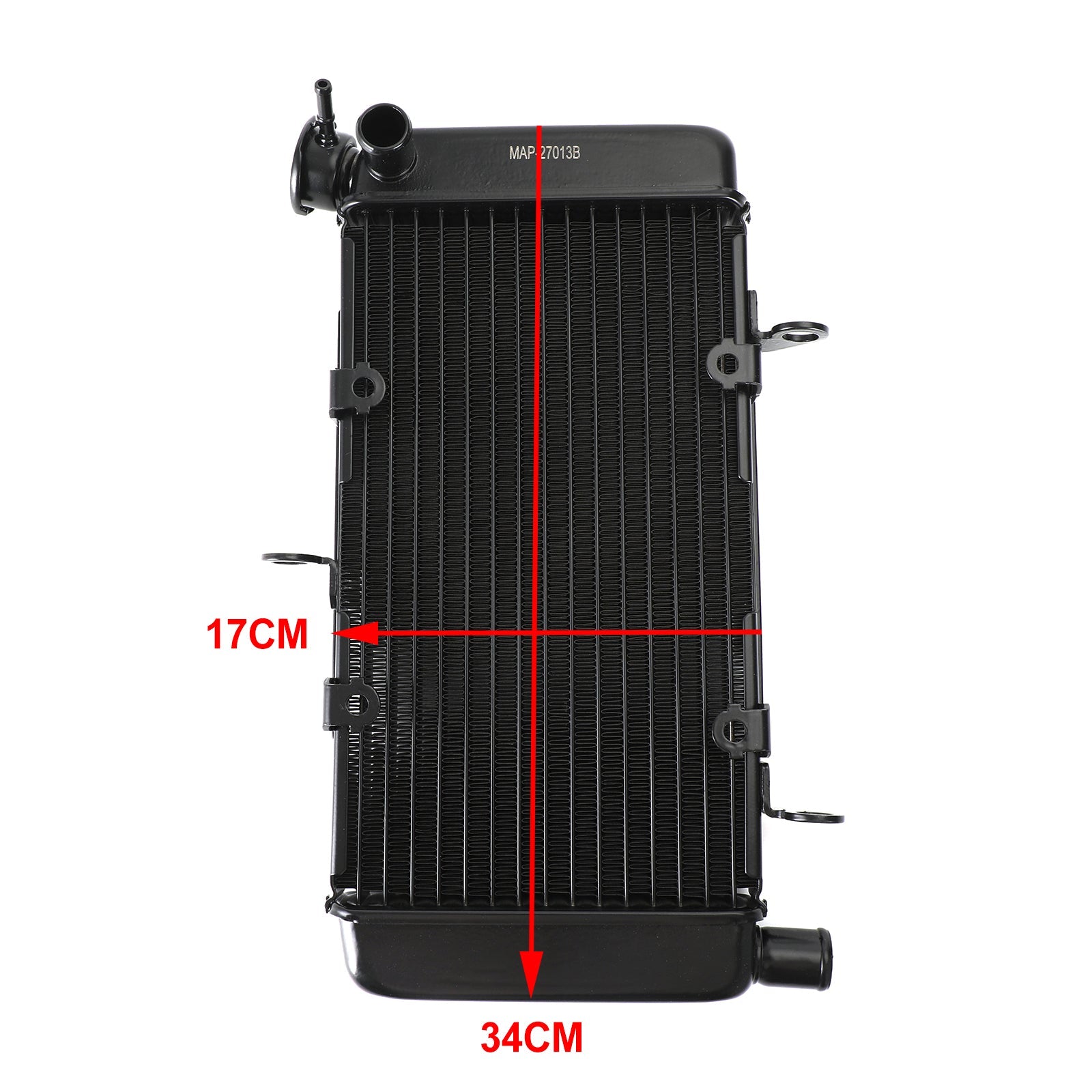 Honda CBR500 CBR 500 2016-2021 Aluminium Radiator kjølekjøler FedEx Express