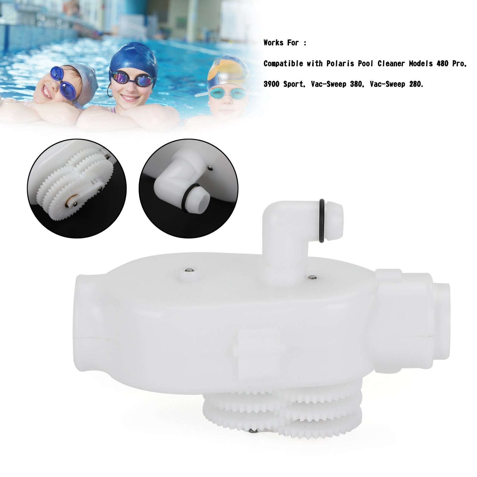 Polaris Pool Cleaner G52 záložný ventil G-53 G53 Mechanizmus prevodovky 180 280 380