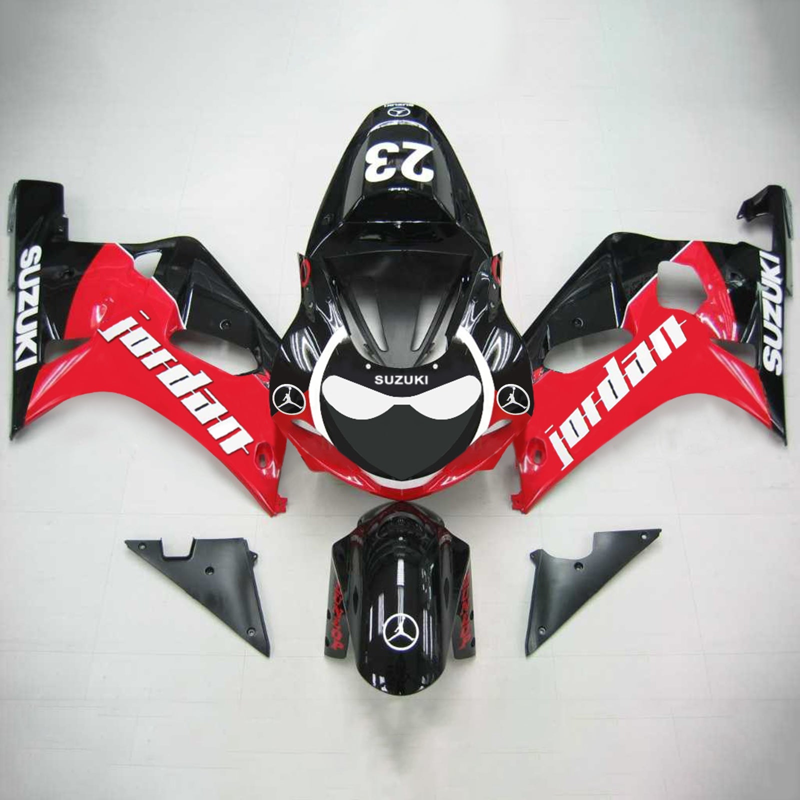 2001-2003 Suzuki GSXR750 K1 Amotopart Injection Fairing Kit Bodywork Plastic ABS #112