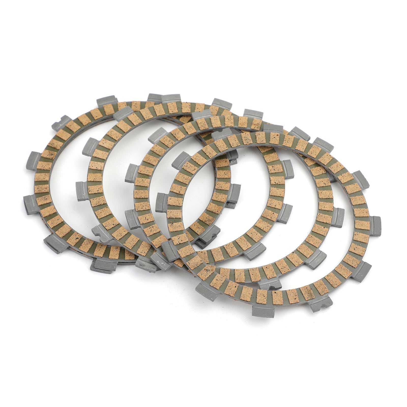 Kopplingssats stål & Friktionsplattor passar för Kawasaki KLX125 Suzuki GN125 GSX-R150 Generisk