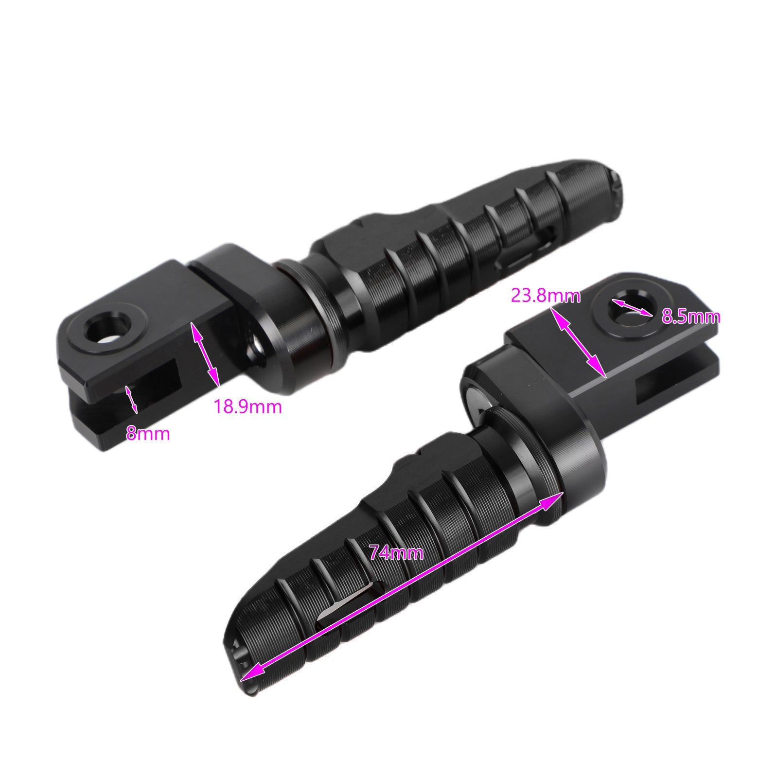 Reposapiés delanteros para Aprilia RSV4 Factory 2009-2022 Tuono 660 2021-2022 Genérico