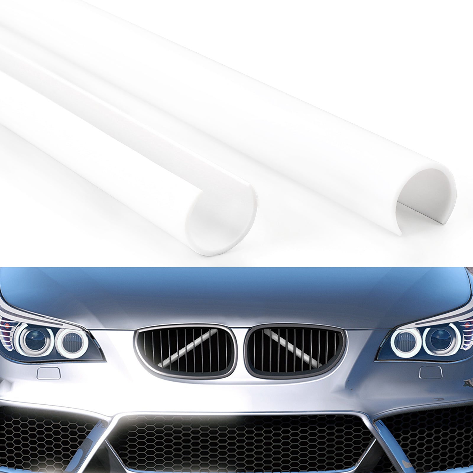 #E Color Support Grill Bar V Brace Wrap pre BMW E60 Blue Generic