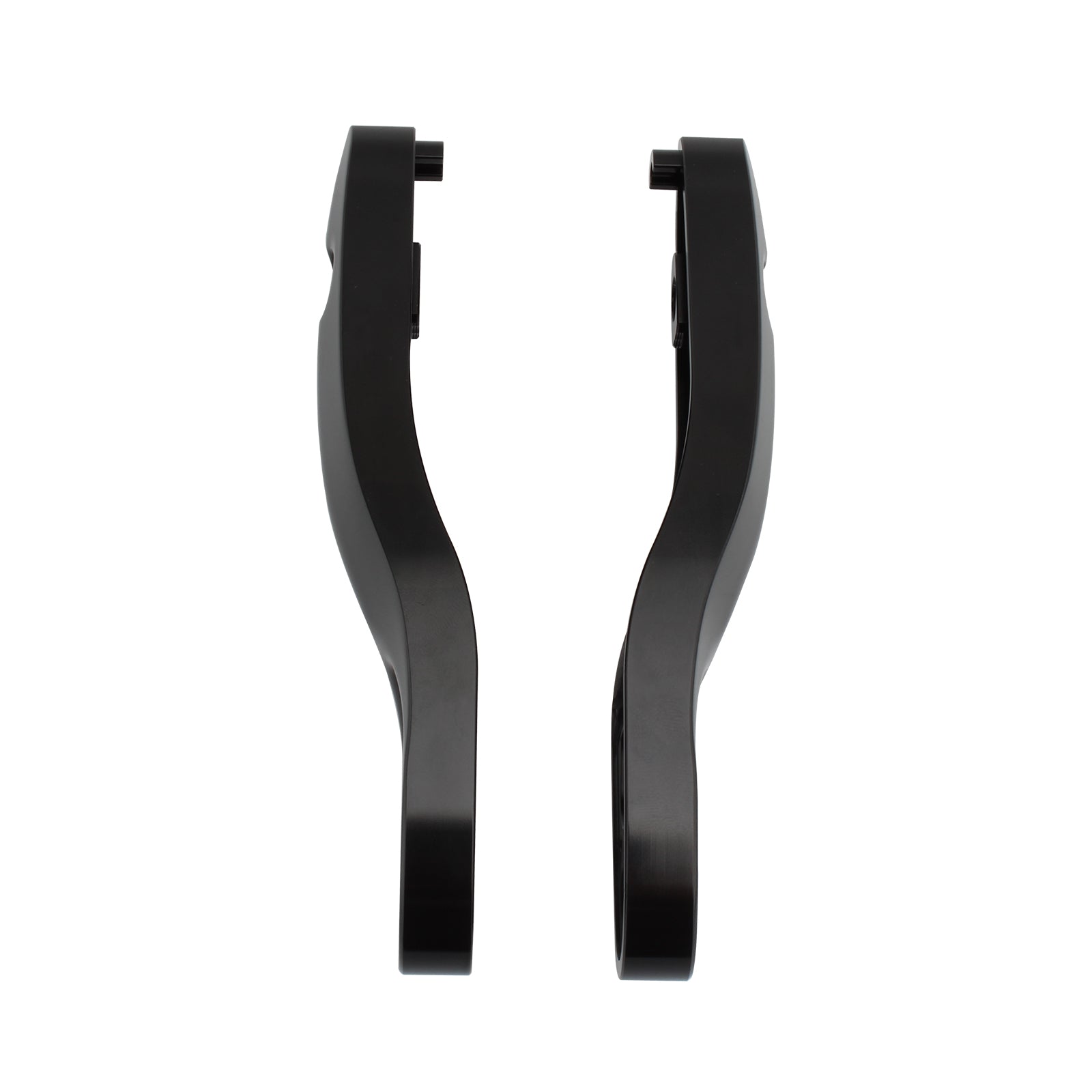 Kit de reubicación de placa de matrícula de soporte de extensión de señal de giro apto para Softail 00-20 negro