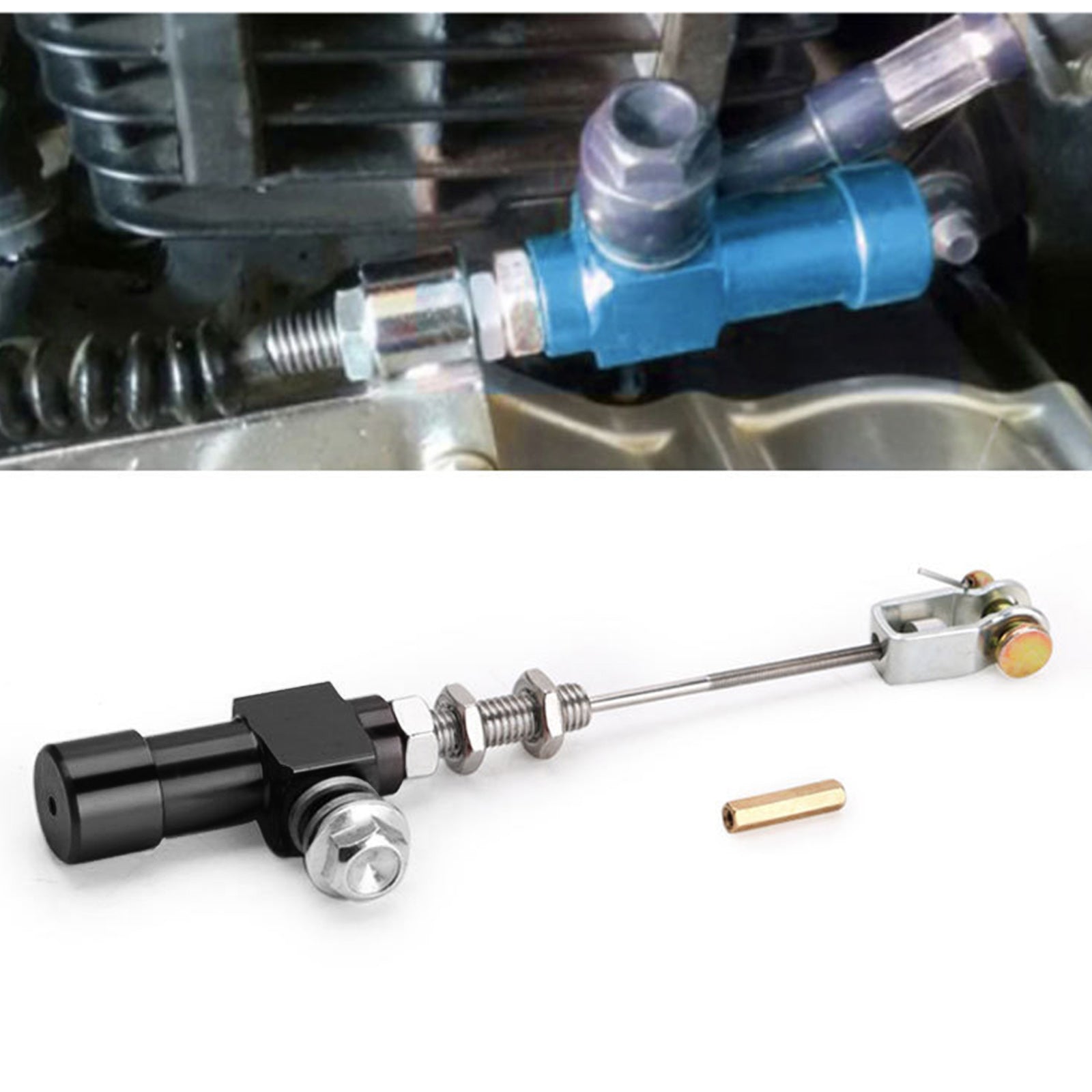 Bomba de freio de haste de haste mestre da embreagem hidráulica universal M10x1.25mm