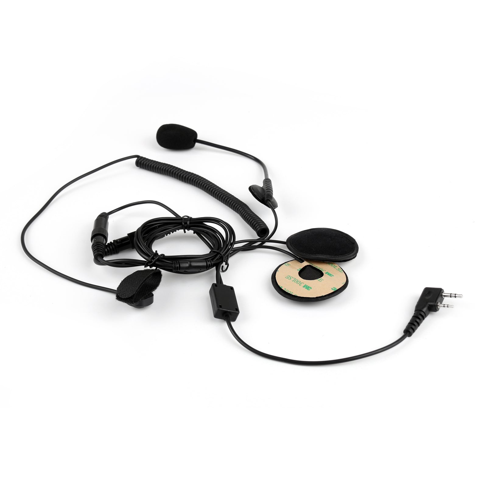 1x Helm Tactische Motorheadset PTT Voor Kenwood BaoFeng UV5R 2-weg Radio