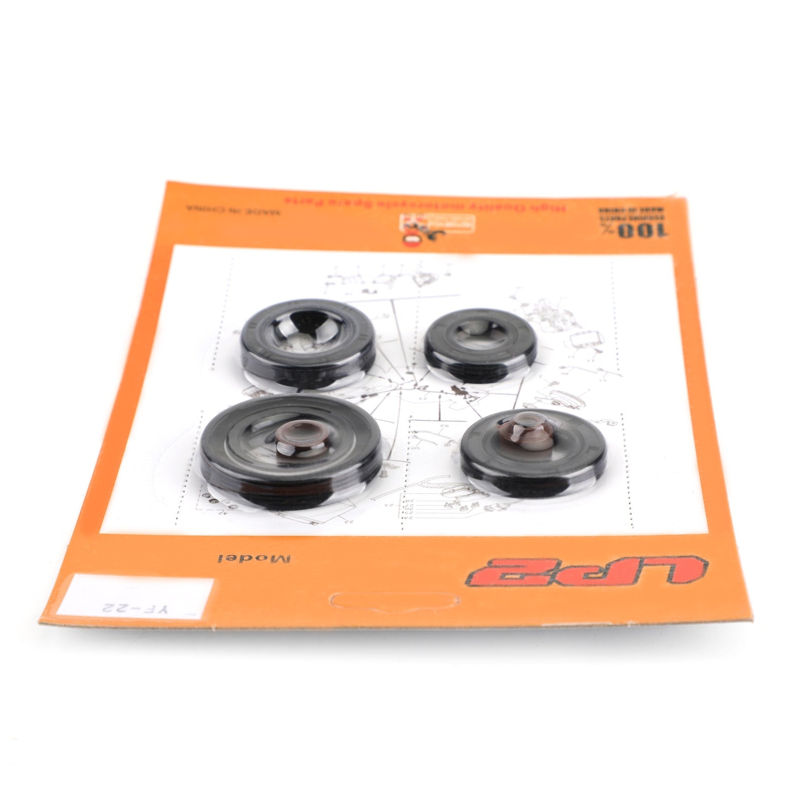 Honda XR 100 XR100 XR100R 1981-2003 Komplett motoroljeforseglings veivhus Kit