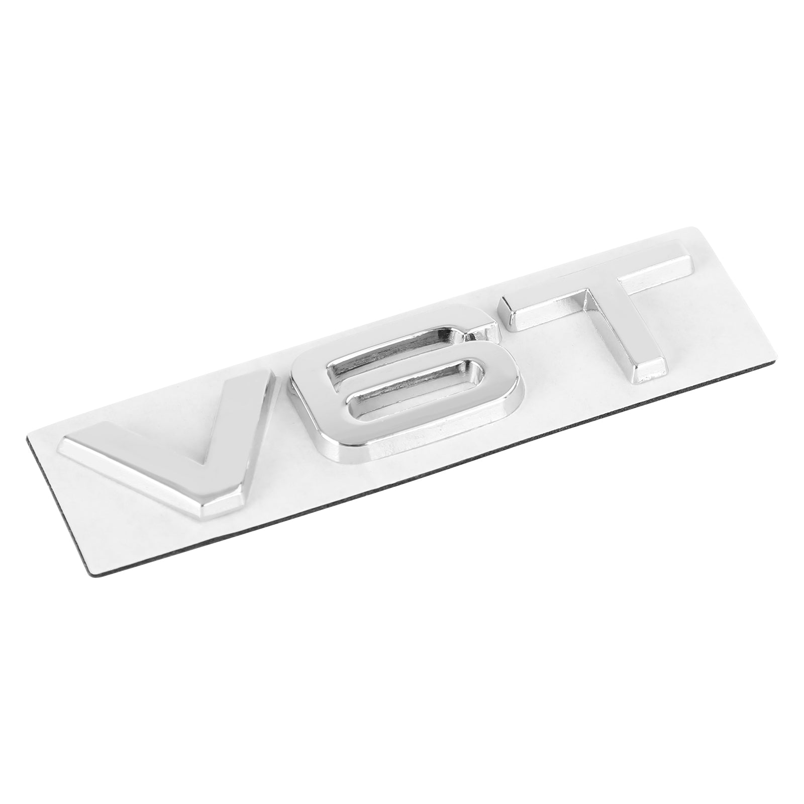 V6T Emblem Badge Fit för Audi A1 A3 A4 A5 A6 A7 Q3 Q5 Q7 S6 S7 S8 S4 SQ5 Chrome