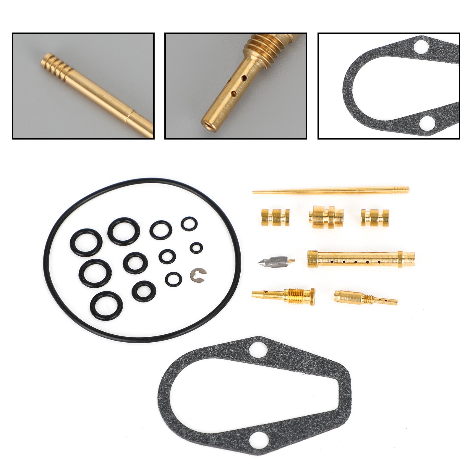 Honda CB500 CB500K Four 1971-1973 CB550K 1975-1976 Förgasare Carb Rebuild Kit 16010-323-315 Generic