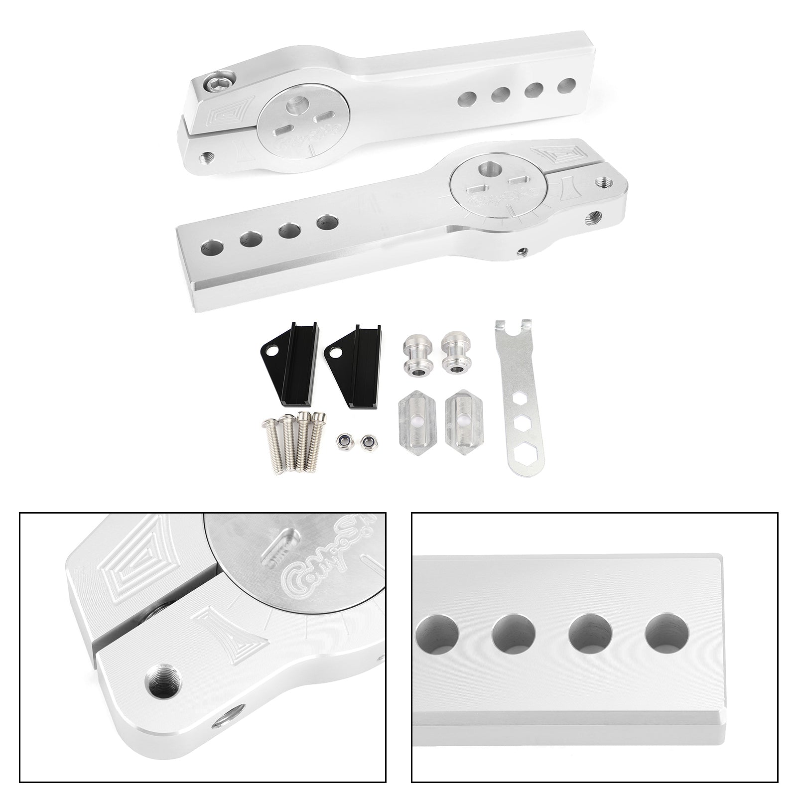 Marco de ajuste de horquilla trasera expandible para Honda MSX125 13-15 MSX125SF 16-19 Genérico