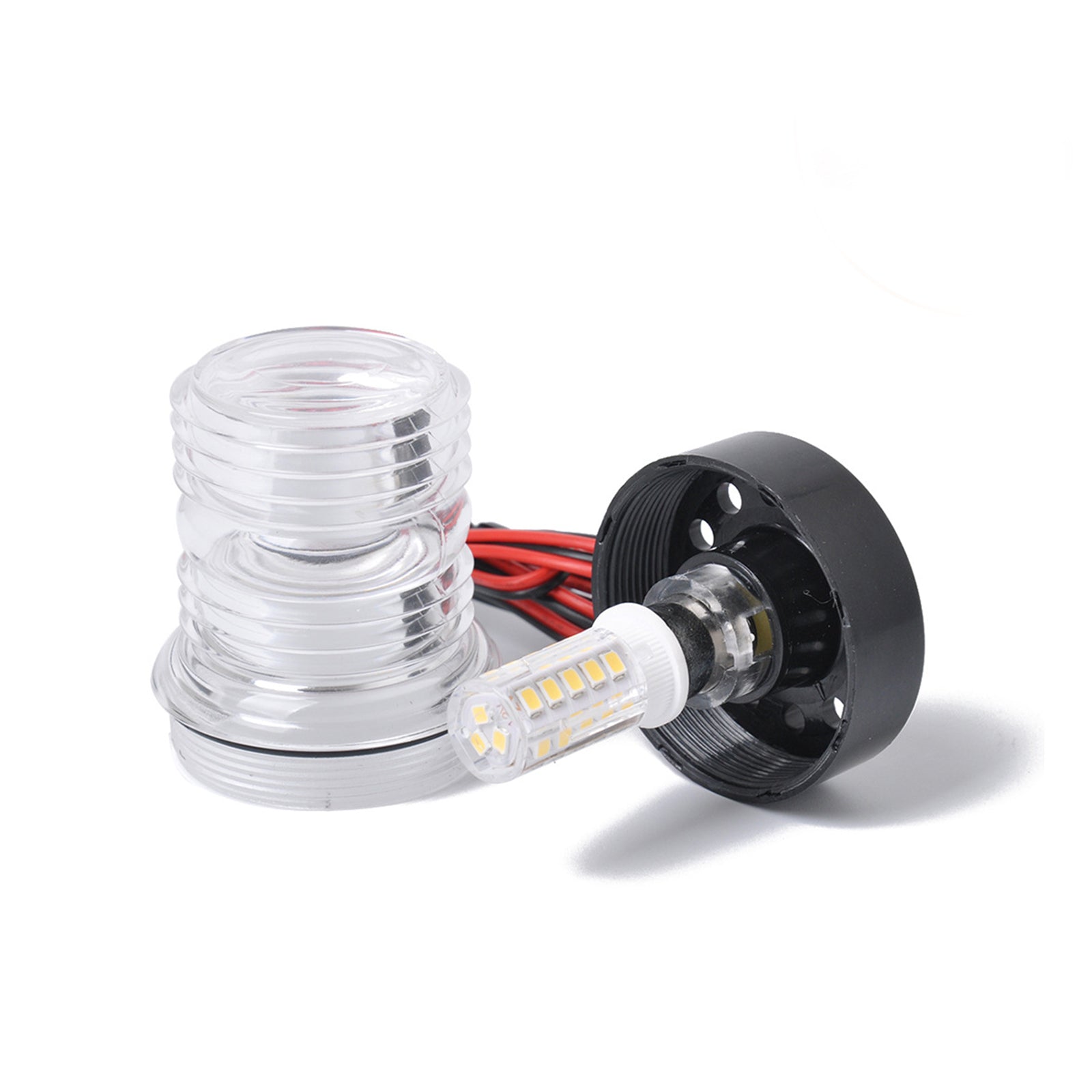 12V LED-navigatiesignaallicht Ankervaartuig Ronde lamp voor marinebootjacht