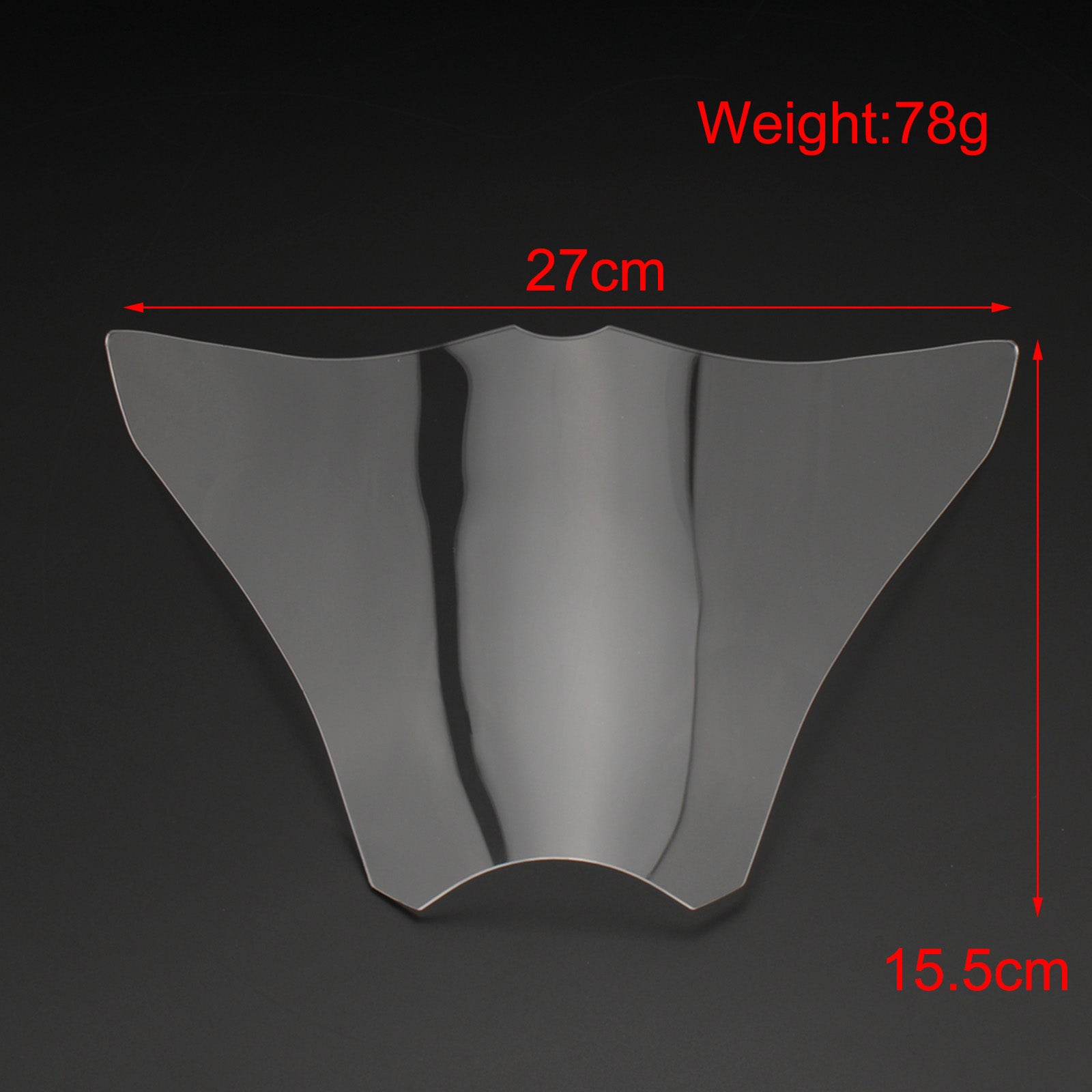 Protector de lente de faro delantero, lente de lámpara apta para Honda Cb1000R 08-17, humo genérico