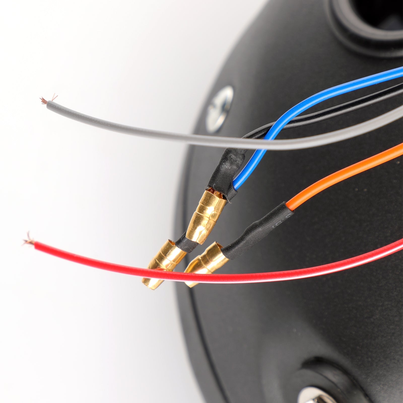 6.5 '' Motorsykkel Universal Blue/White LED -frontlys for Cafe Racer Custom Generic