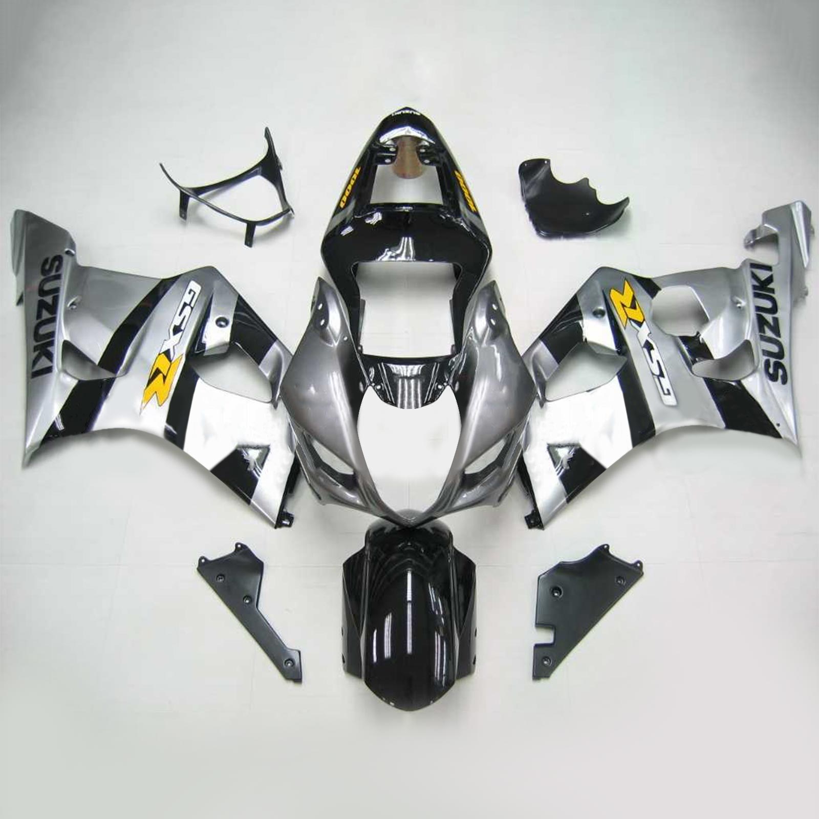2003-2004 Suzuki GSXR1000 K3 Kit de carénage injection AMOTOPART BORDSWORD PLASTIQUE ABS # 101