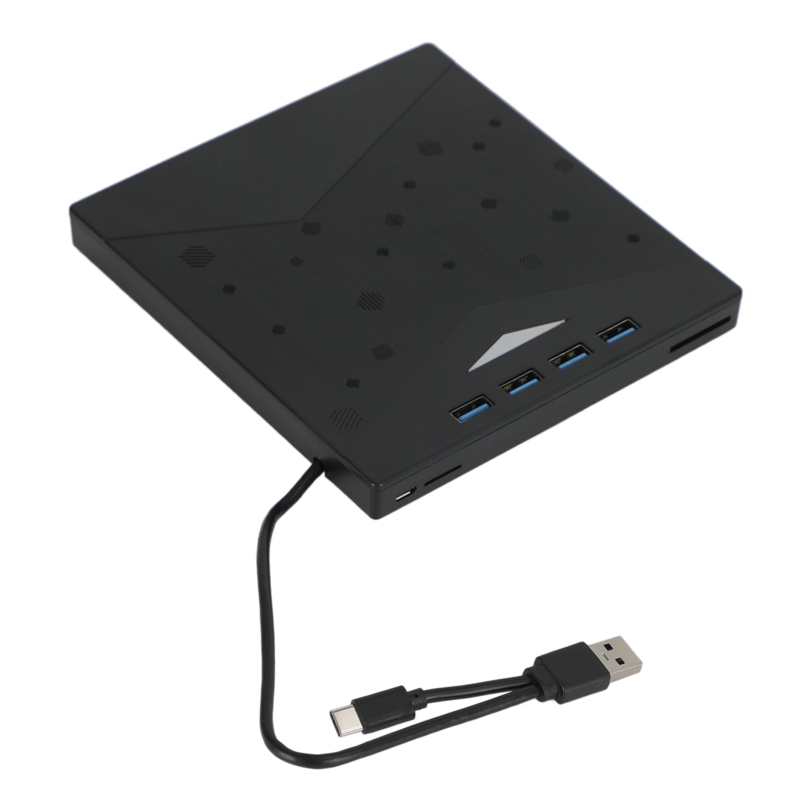 Extern CD/DVD-enhet för bärbar dator 7 i 1 USB 3.0 DVD Player Portable 7 i 1 Extern CD/DVD-brännare Drive USB 3.0 Typ-C Type A CD-Rom Laptop