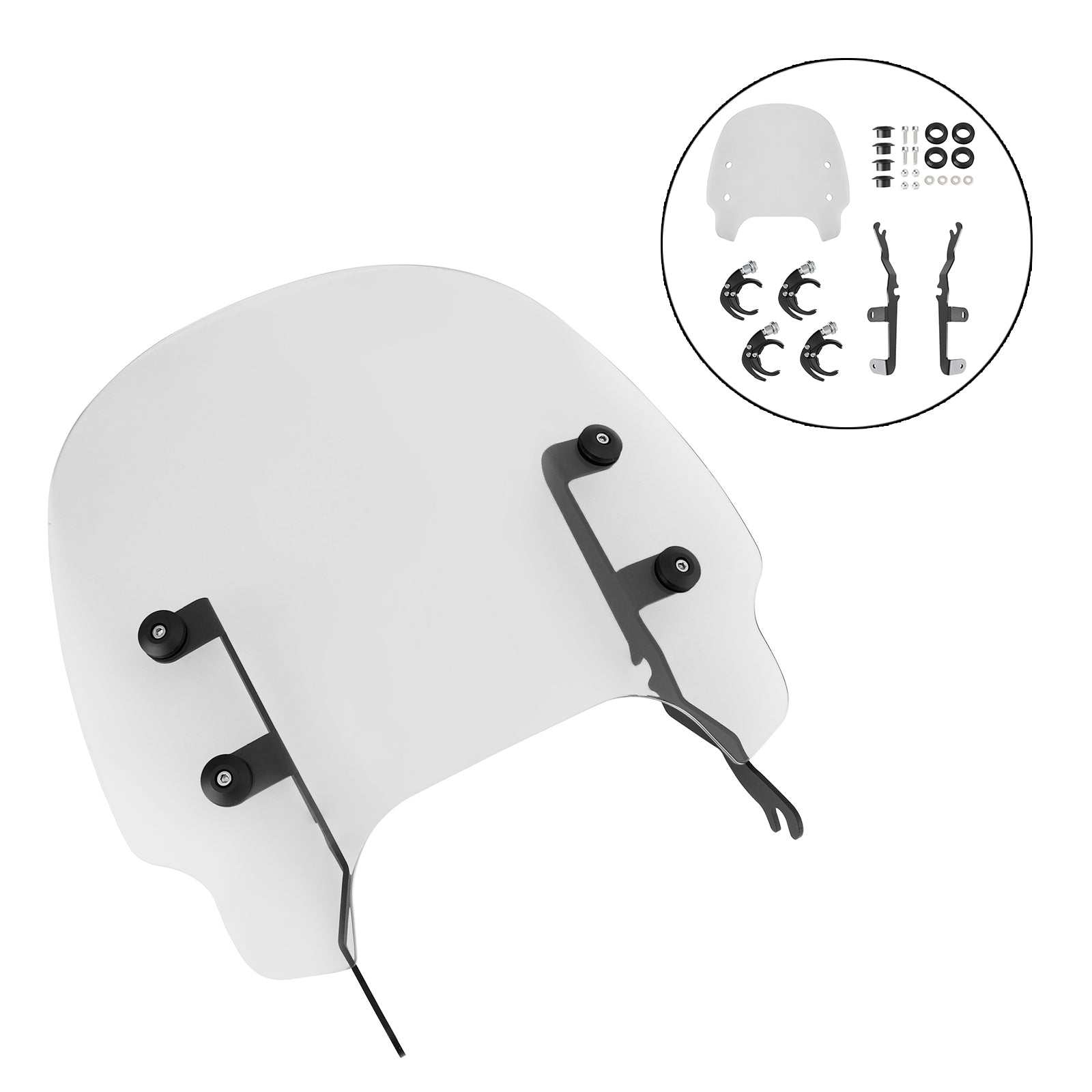 Parabrisas de motocicleta ABS apto para Sportster S RH1250 2021-2022 Fedex Express