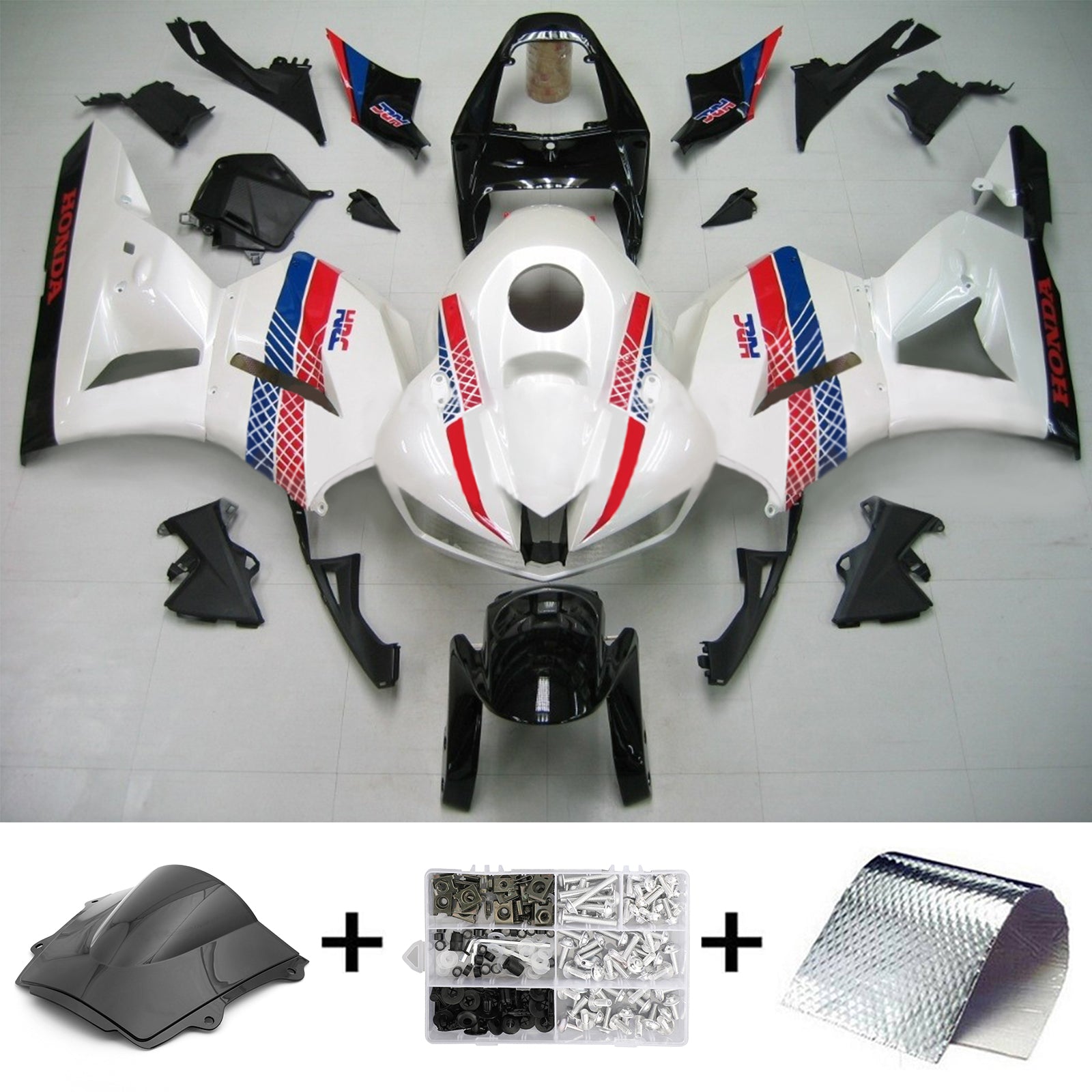 2013-2023 Honda CBR600RR F5 vstrekovanie Kit karoséria Plast ABS #101