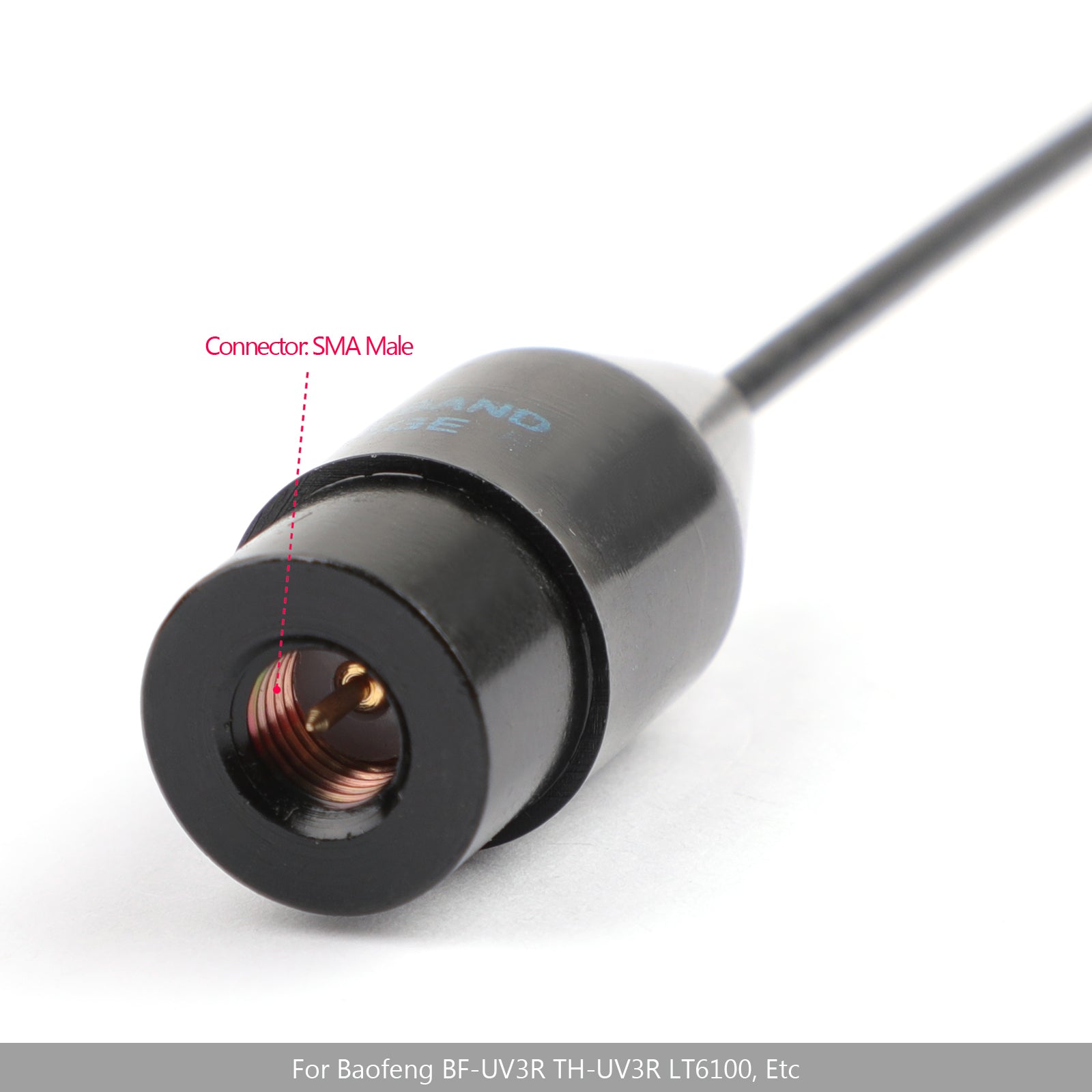 RH519 Antenne SMA Mannelijke Dual Band VHF UHF 144/430Mhz Voor Baofeng UV3R LT6100