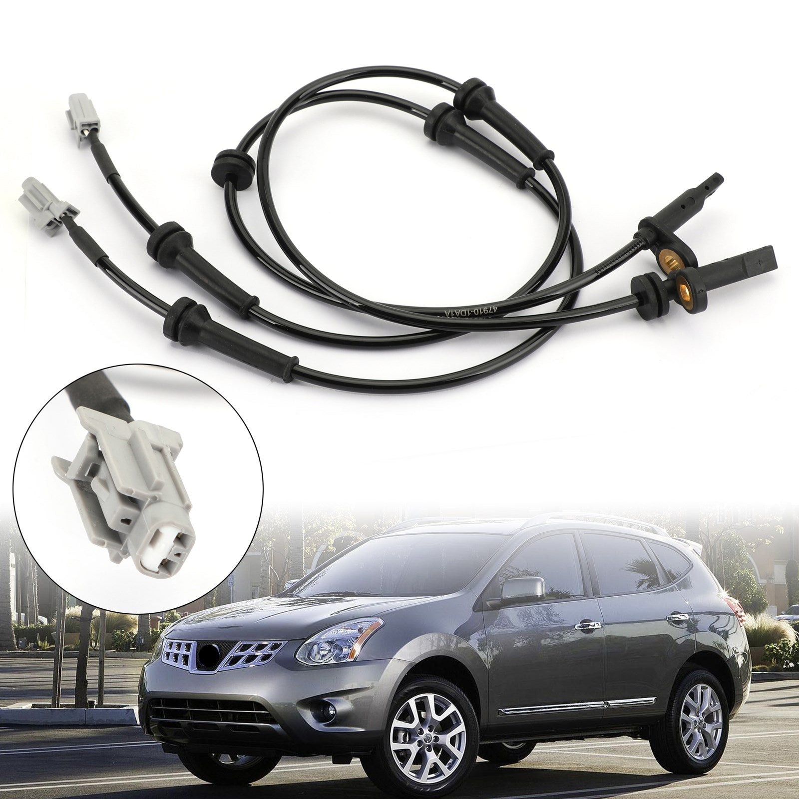 2 sensores de velocidad de rueda delantera ABS para Nissan Rogue 2.5L 2008-2013 ALS1658 genérico