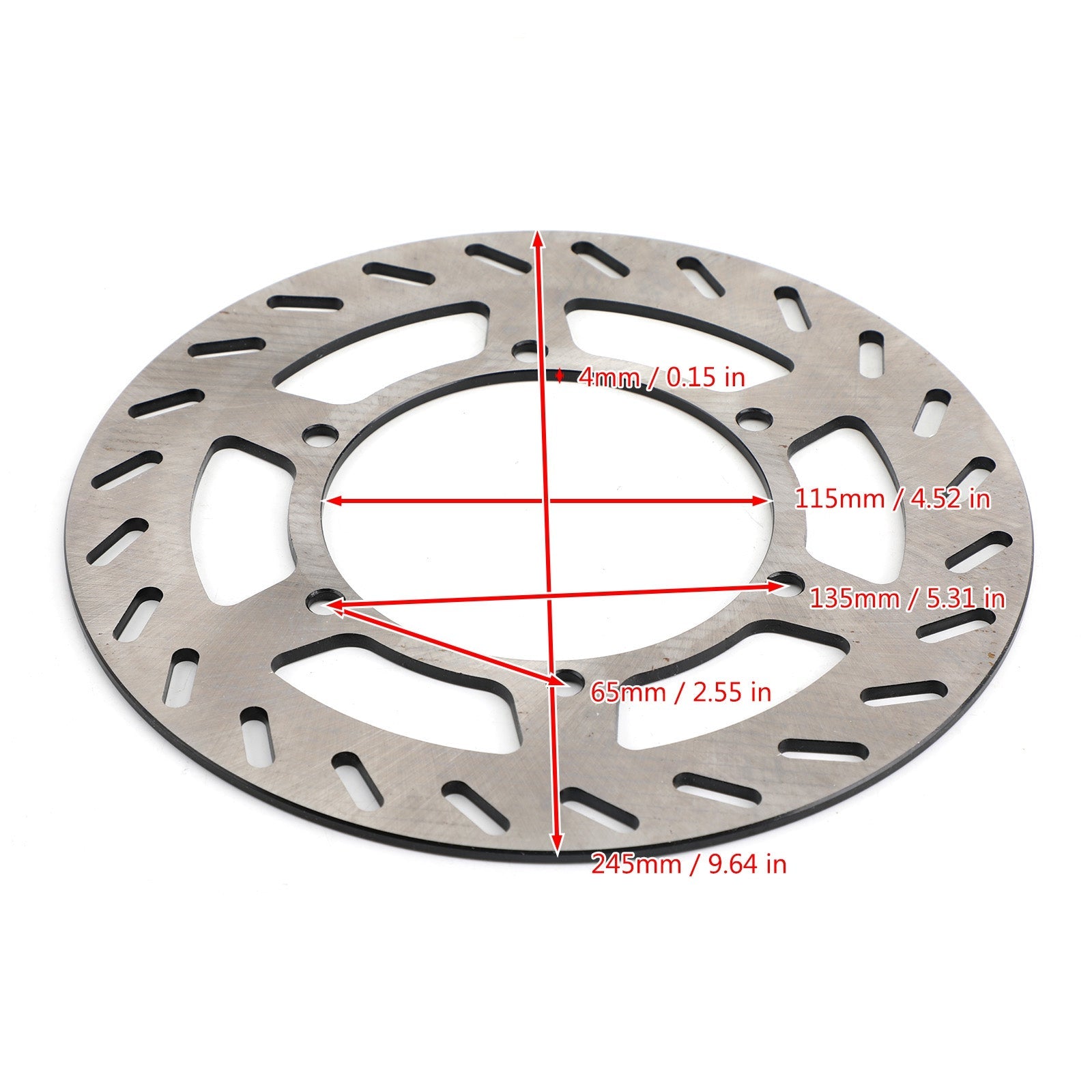 Rotor de frein à disque avant pour Yamaha TT250R TT-R250 3XP-2582T-00 4TP-2582T-00 générique