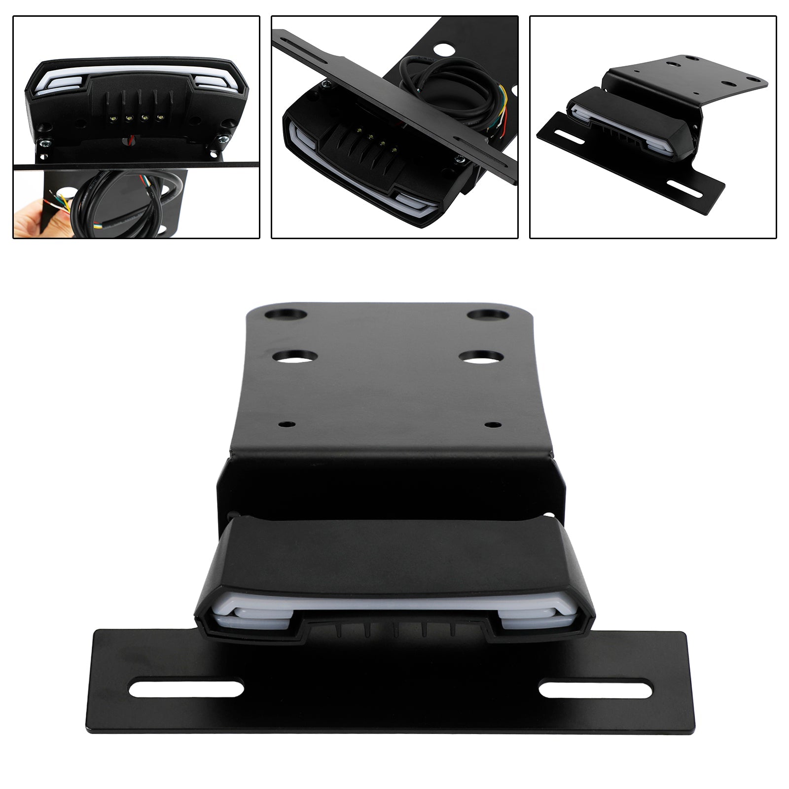 2008-2022 KAWASAKI D-Tracker-X KLX250 S/SF Pleeur de support de plaque d'immatriculation