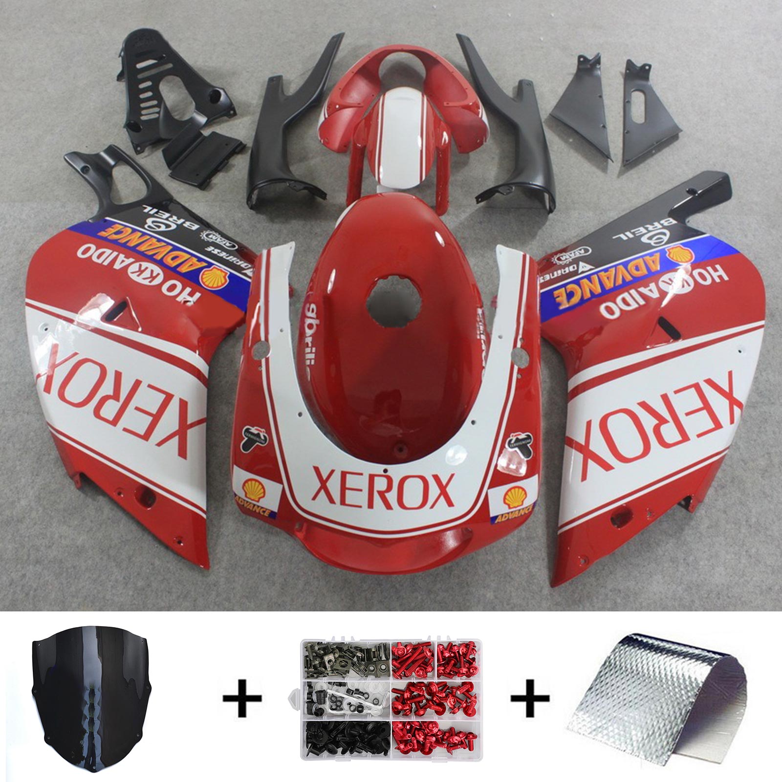 2000-2005 Aprilia RS125 Amotopart Injeksjon Fairing Kit Bodywork Plastic ABS #106