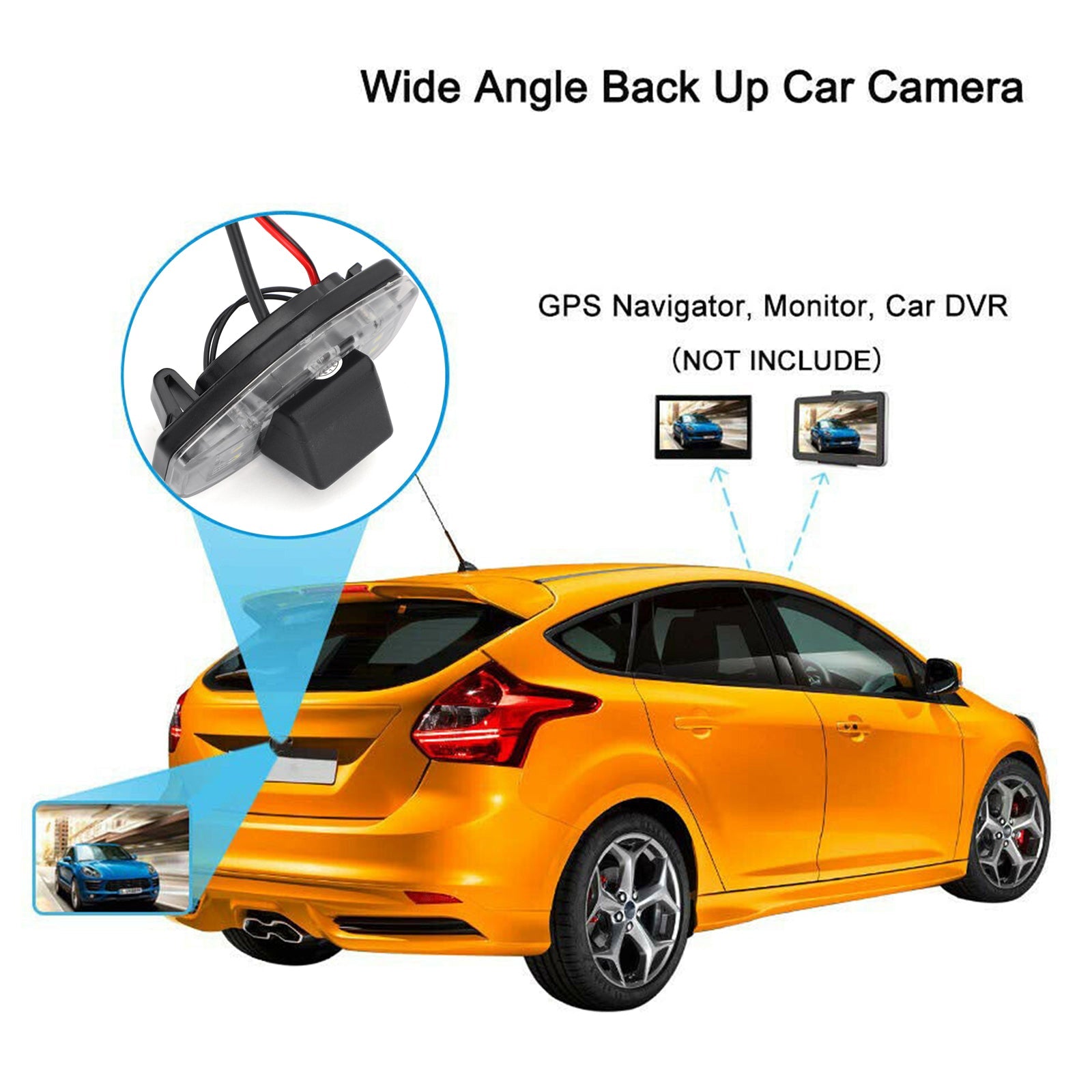 Backup achteruitrijcamera parkeercamera voor Honda Acura TSX Accord Pilot Civic HD CCD