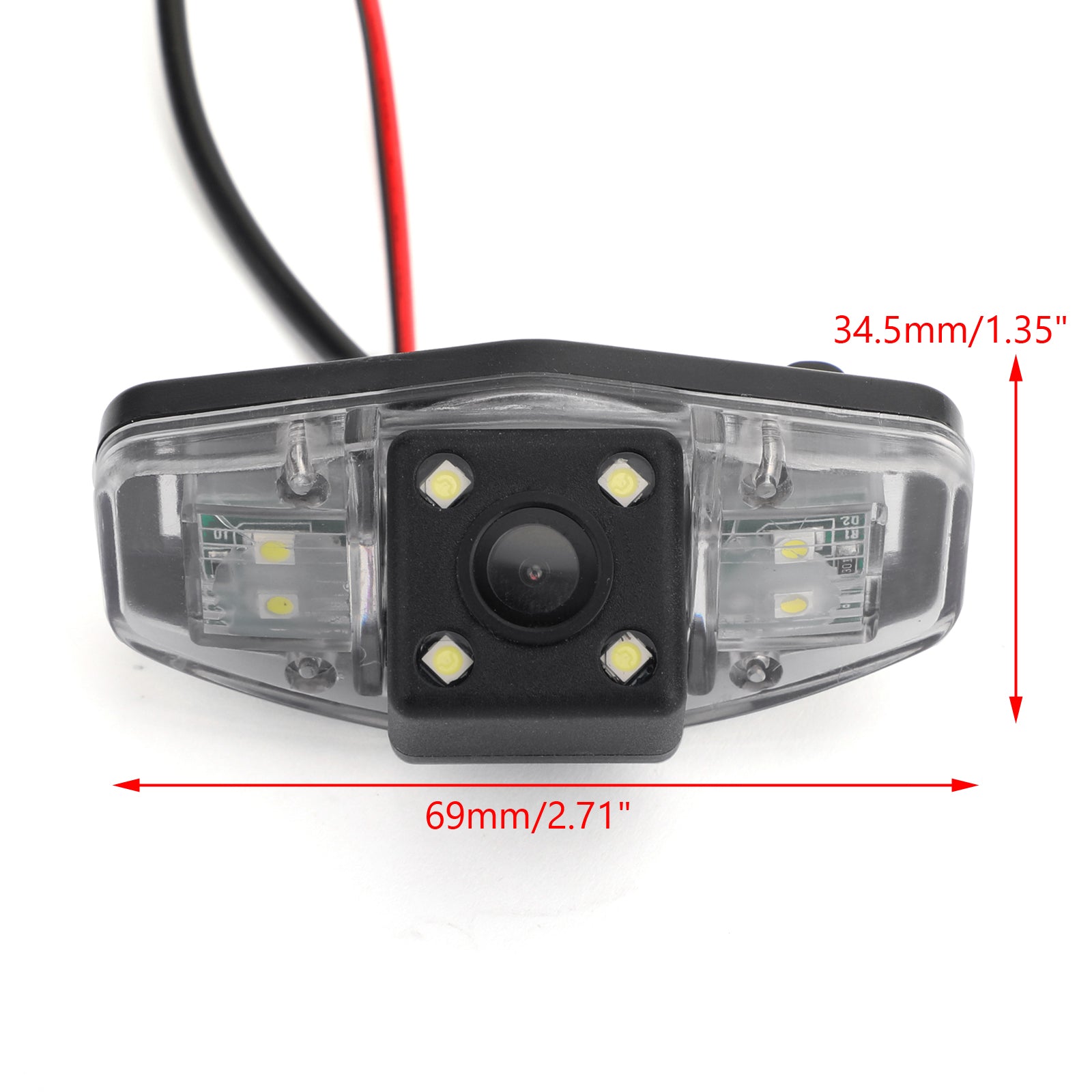 Backup achteruitrijcamera parkeercamera voor Honda Acura TSX Accord Pilot Civic HD CCD