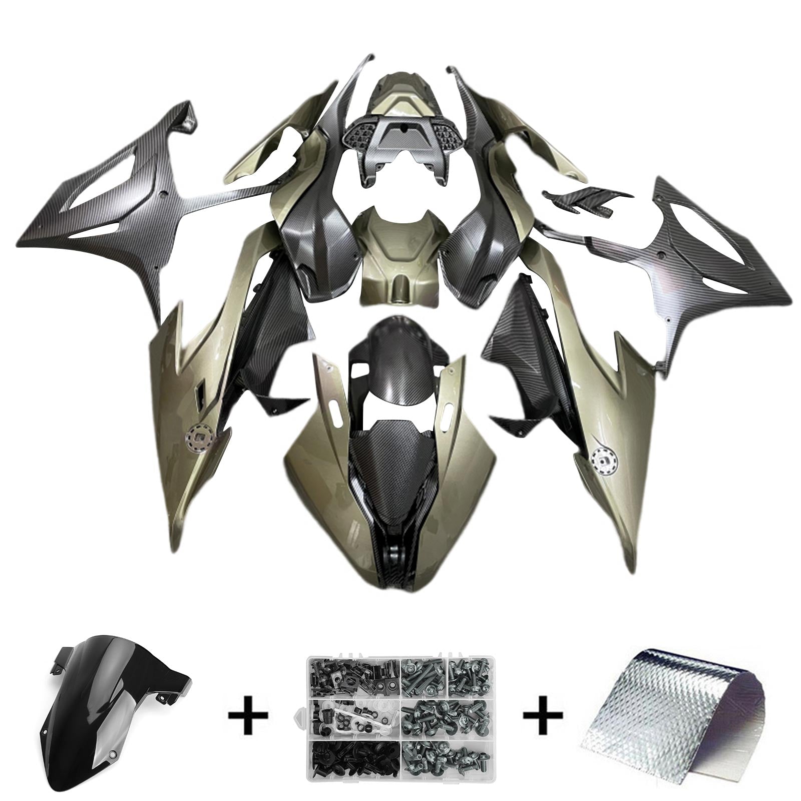 2019-2022 BMW M1000RR S1000RR KIT FAIRING BOSTWORD PLAST ABS