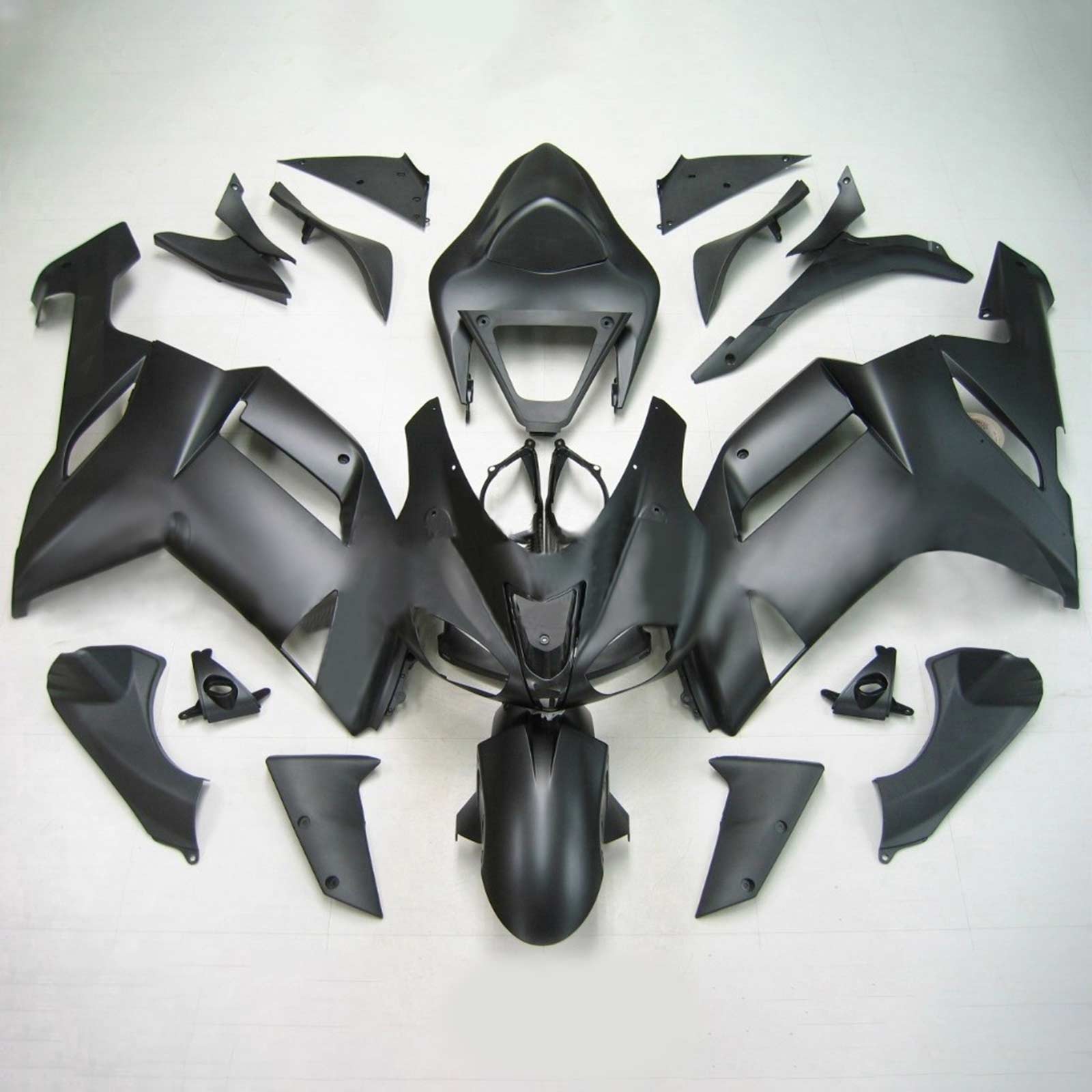 2007-2008 KAWASAKI ZX6R 636 AMOTOPART INJEKTION FAIRING KIT BOODYWORK ABS #127