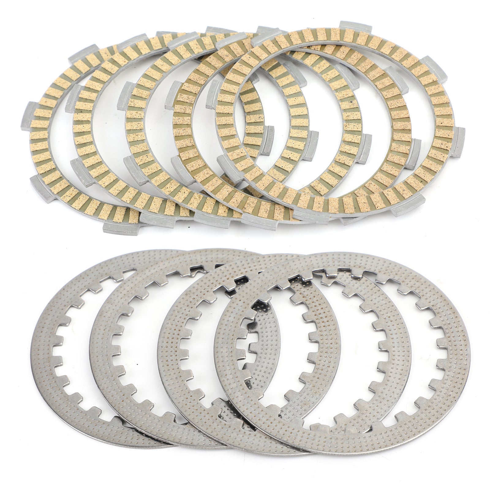 Kopplingssats stål & Friktionsplattor för Honda CR80 CB SL CD CLR XLR XR CM 100 125 Generisk