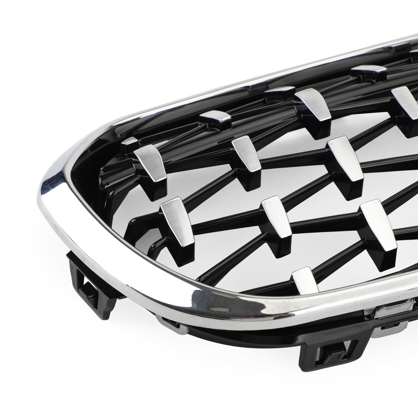 2015-2017 BMW 1 Série F20/F21 Front rein Grill Black/Chrome Black Generic