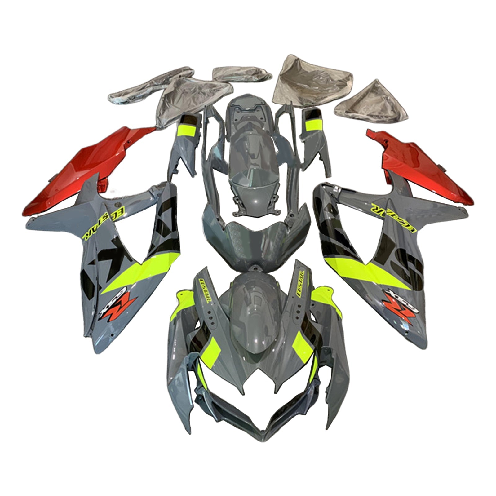 2008-2010 Suzuki GSXR 600/750 K8 Kit de carénage Kit de carrosserie en plastique Abs