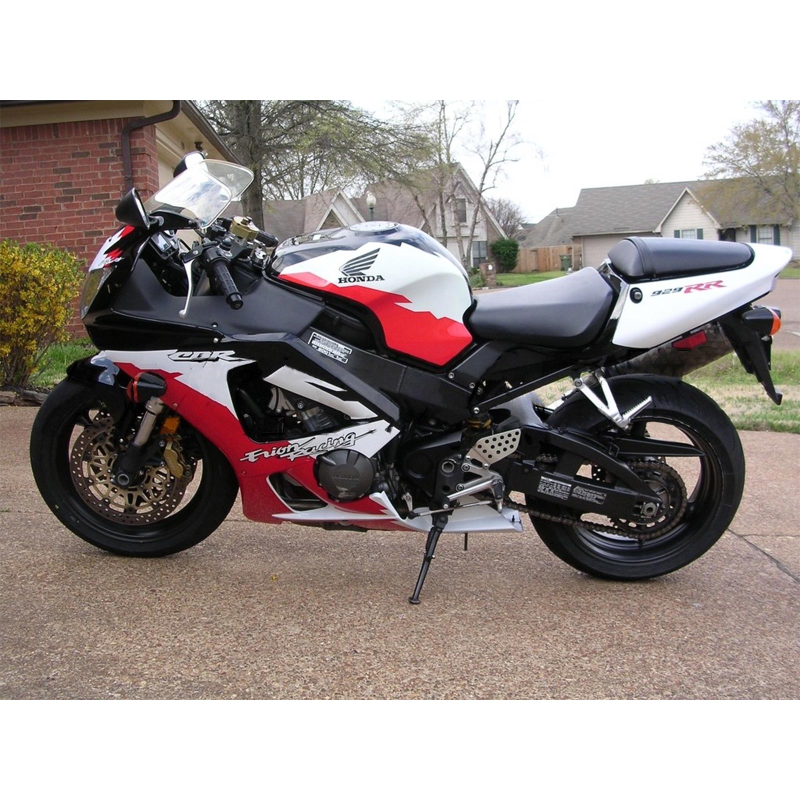 2000-2001 Honda CBR929RR amotopart vstrekovacia kapotážová súprava karosérií Plast ABS #111