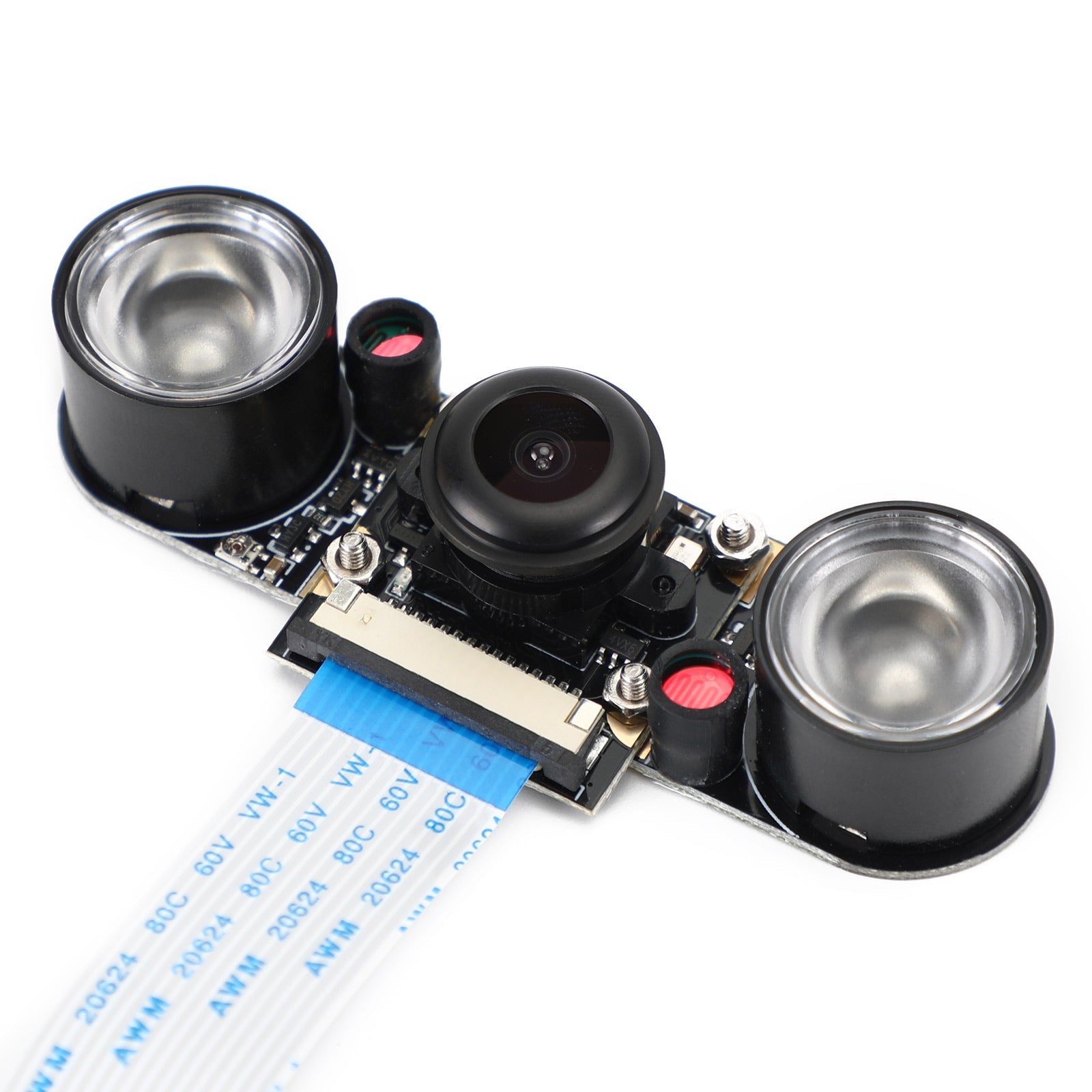 Cámara de visión con luz infrarroja nocturna de 5Mp, 130-220 grados, para Raspberry Pi 4B 3B+ 3B