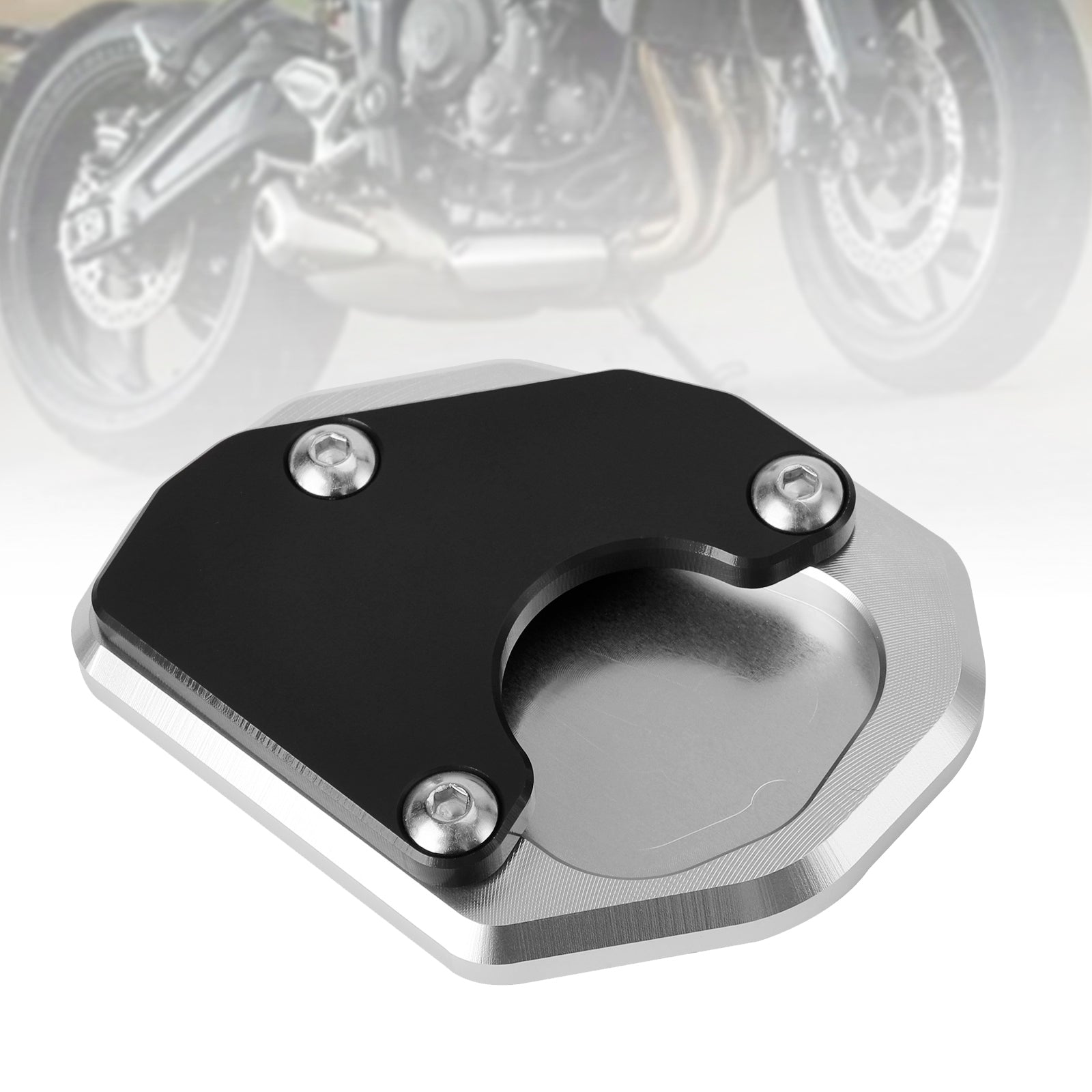 Trident 660 2021 2022 Kickstand Förstora plattplatta