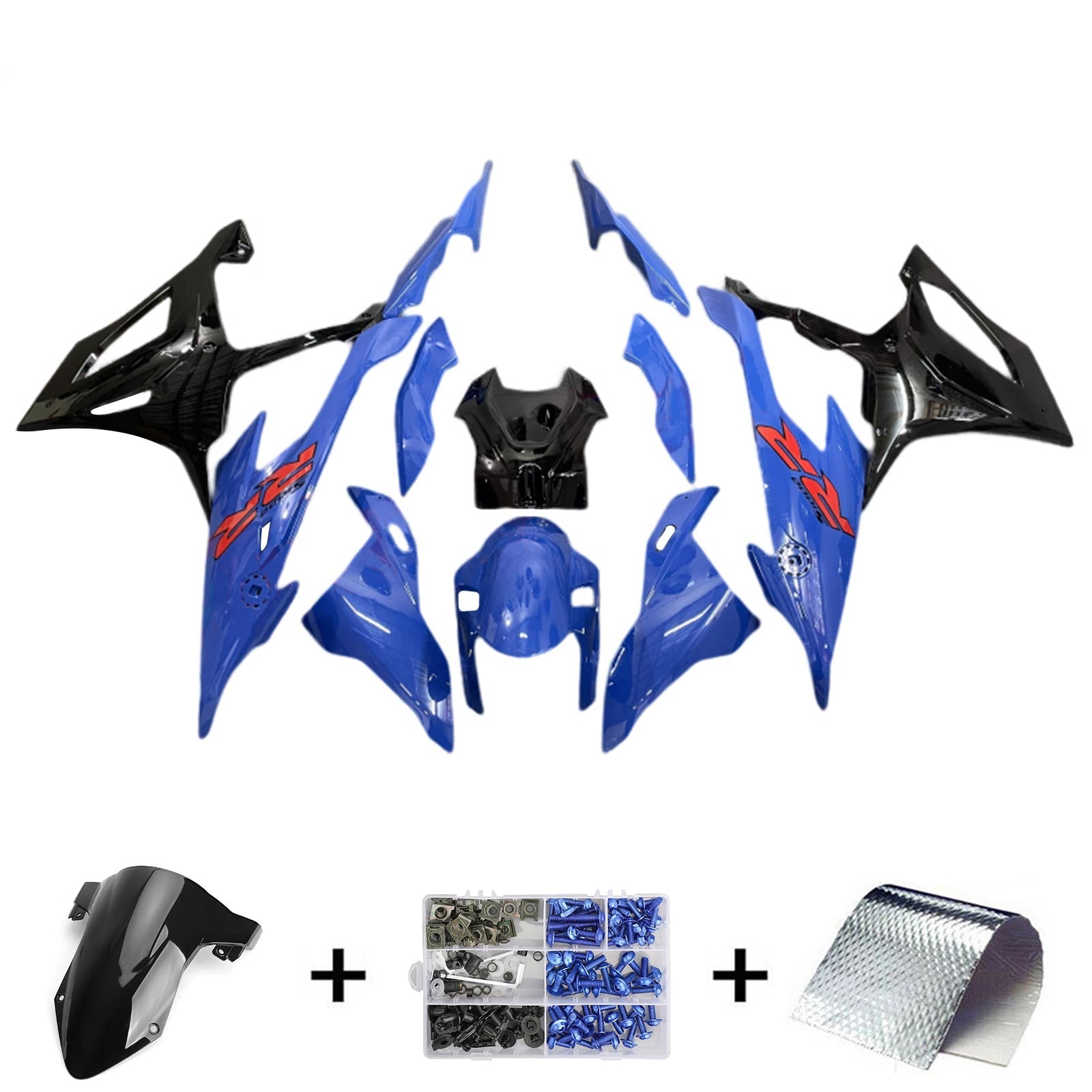 2019-2022 BMW M1000RR S1000RR Kit de carénage carrosserie plastique ABS