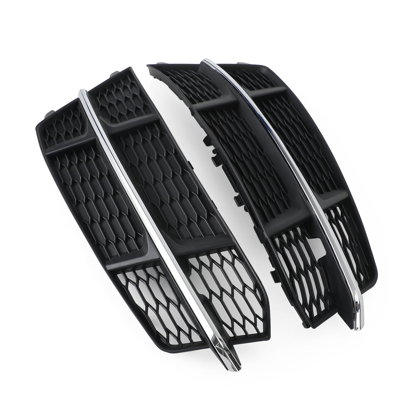 2016-2018 Audi A6 (C7) C7PA S-Line Facelift Front Bumper Lower Grille Grill Black Chrome