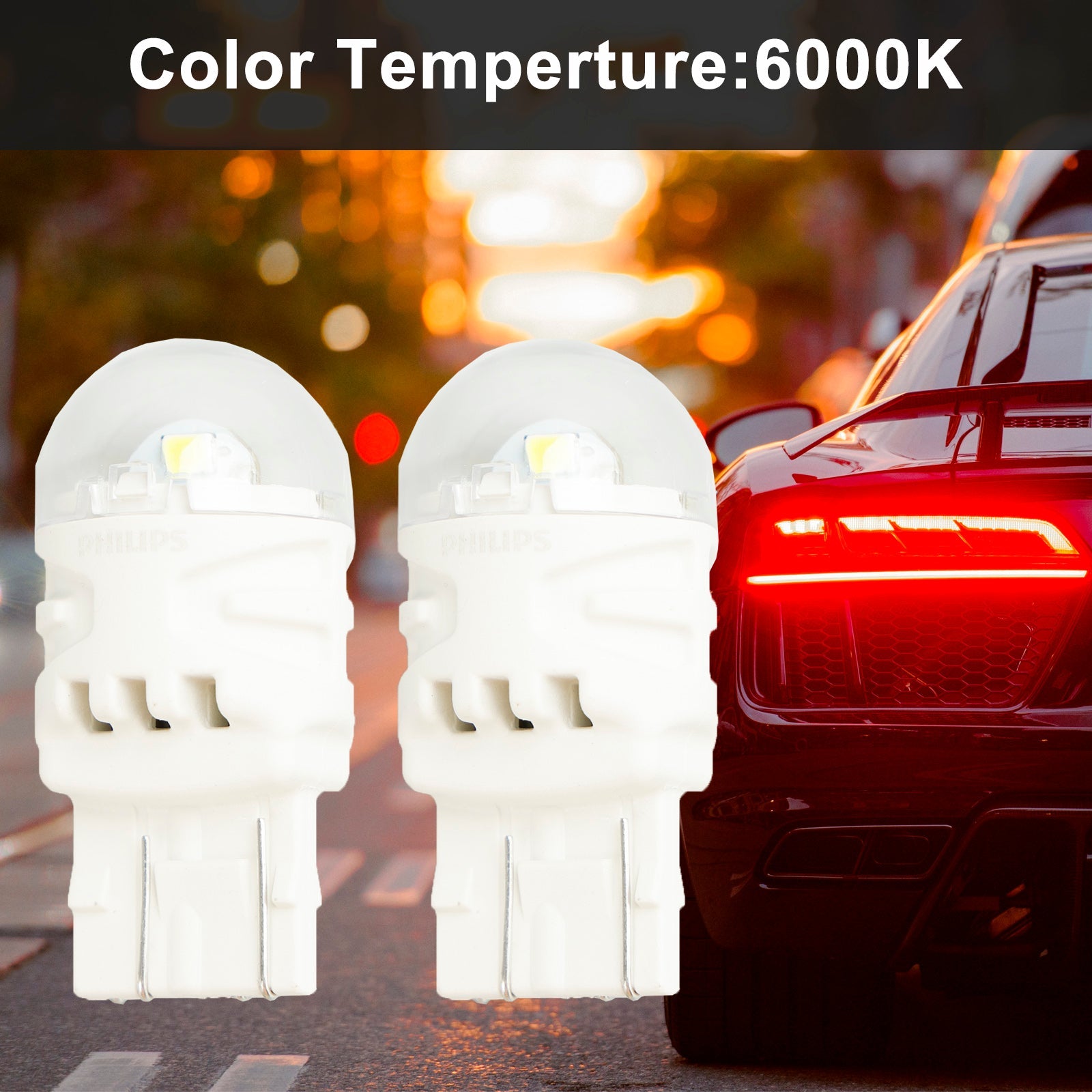 Pre Philips 11066CU31B2 Ultinon Pro3100 LED-BIELA W21/5W 6000K W3x16d